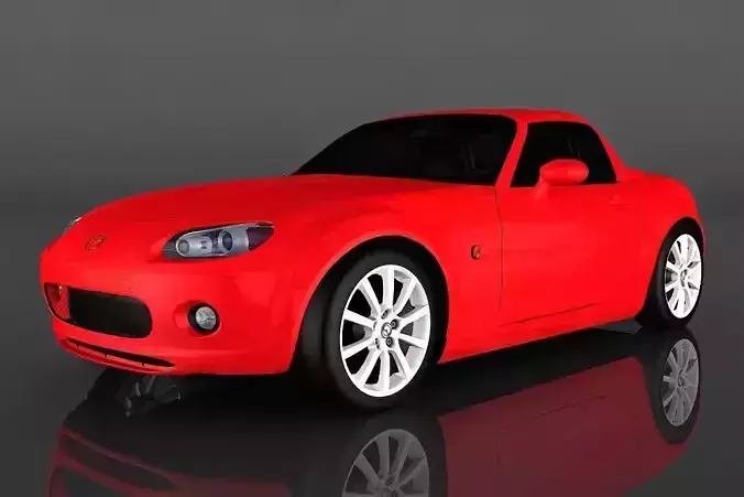 Mazda MX-5 Roadster Low-poly 3D model