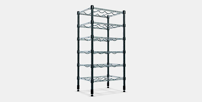 OMAR Bottle shelf 3D model