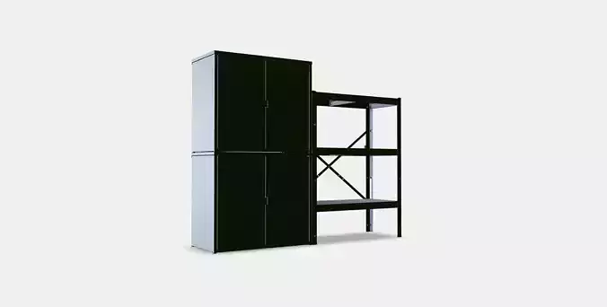 BROR Shelving unit with cabinets