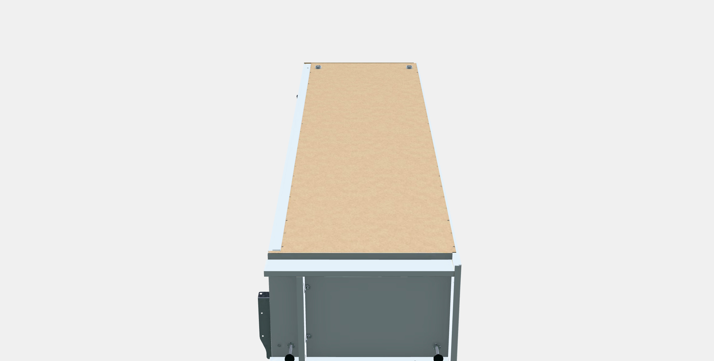 PAX Add-on corner unit with 4 shelves 3 3D model_8