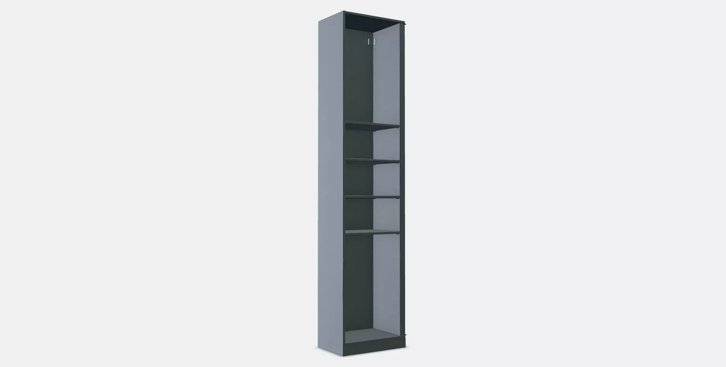 PAX Add-on corner unit with 4 shelves 5 3D model_0