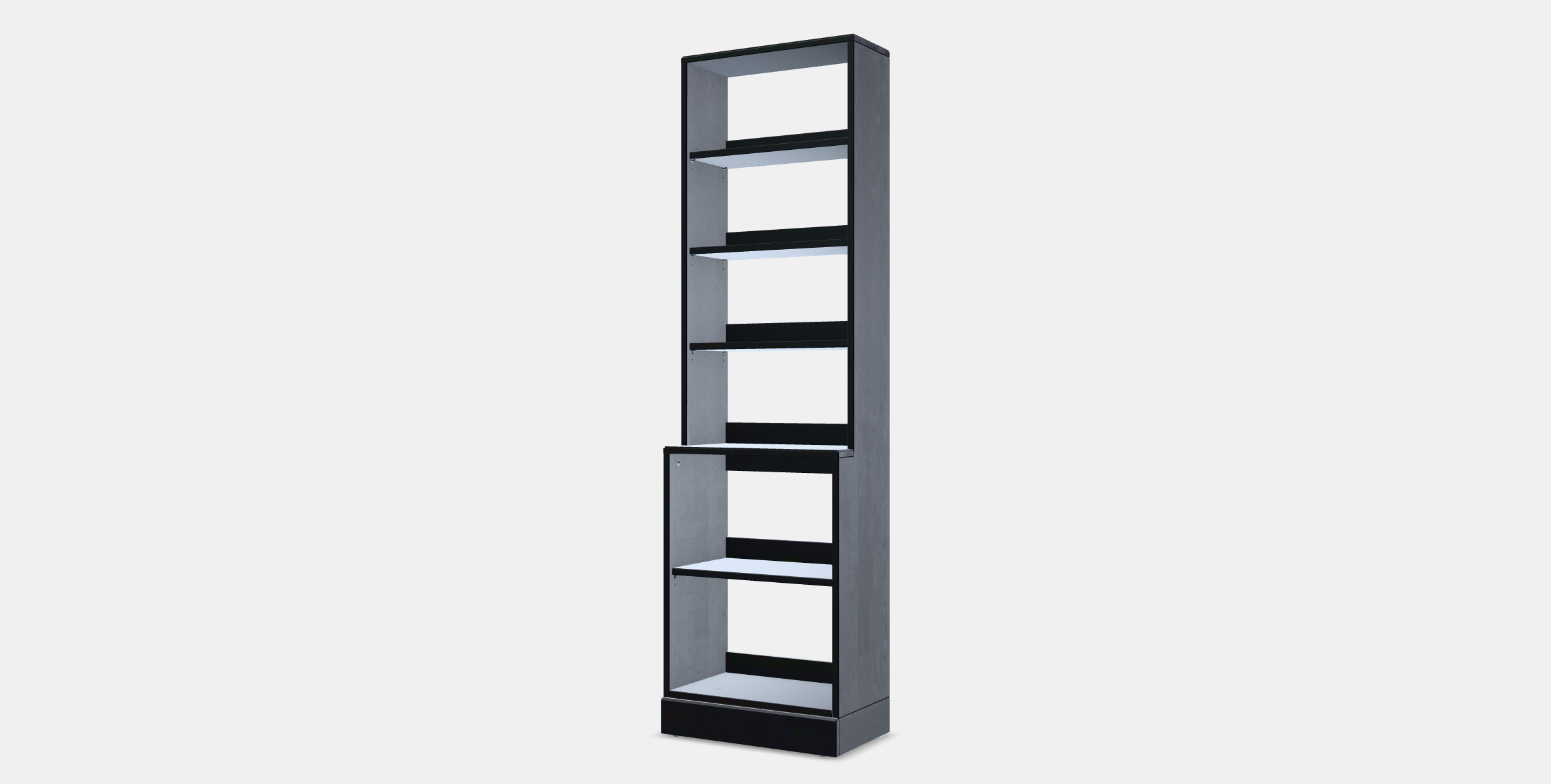 HAVSTA Shelving unit with plinth 1 Low-poly 3D model_12