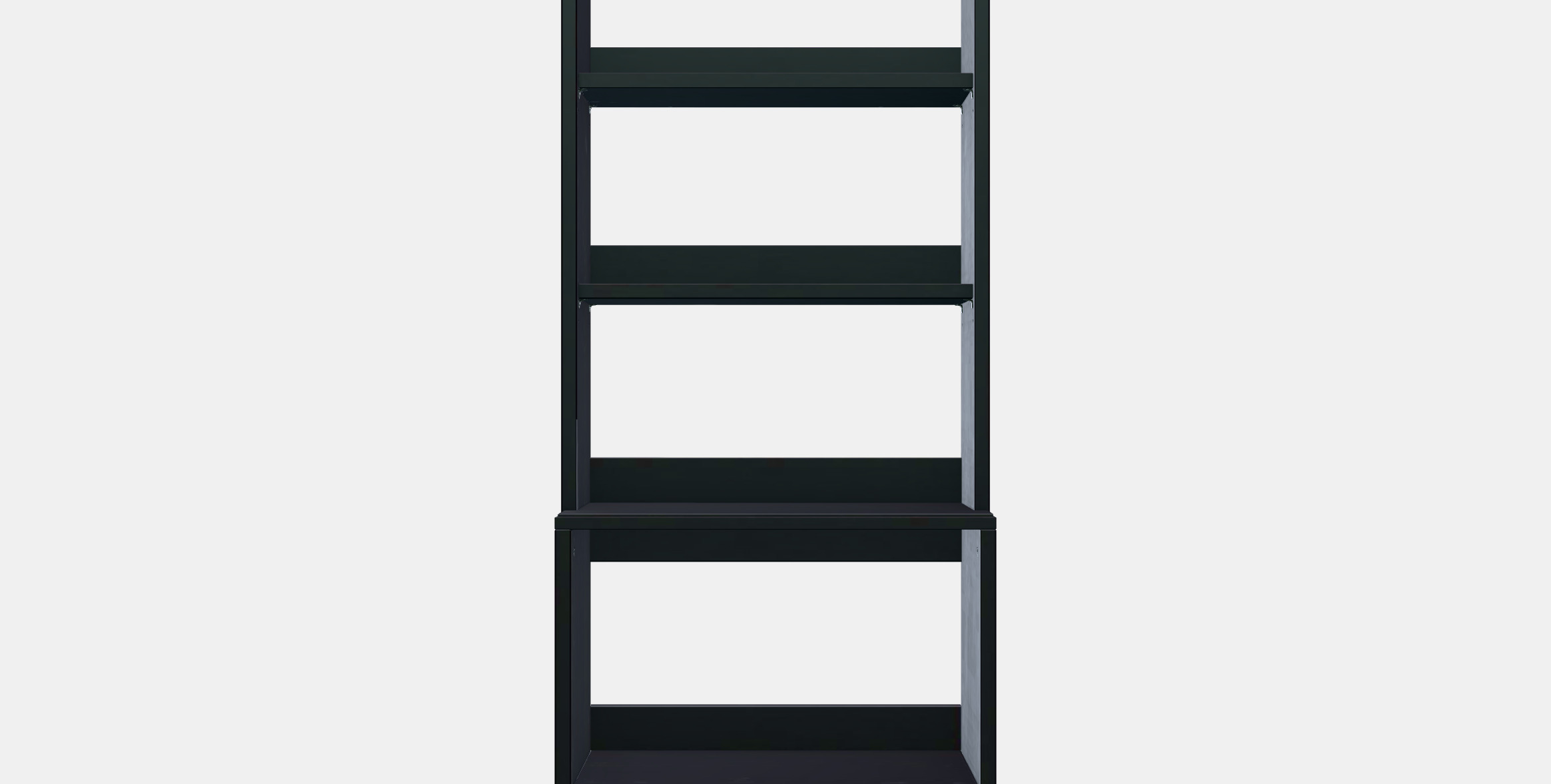 HAVSTA Shelving unit with plinth 1 Low-poly 3D model_11