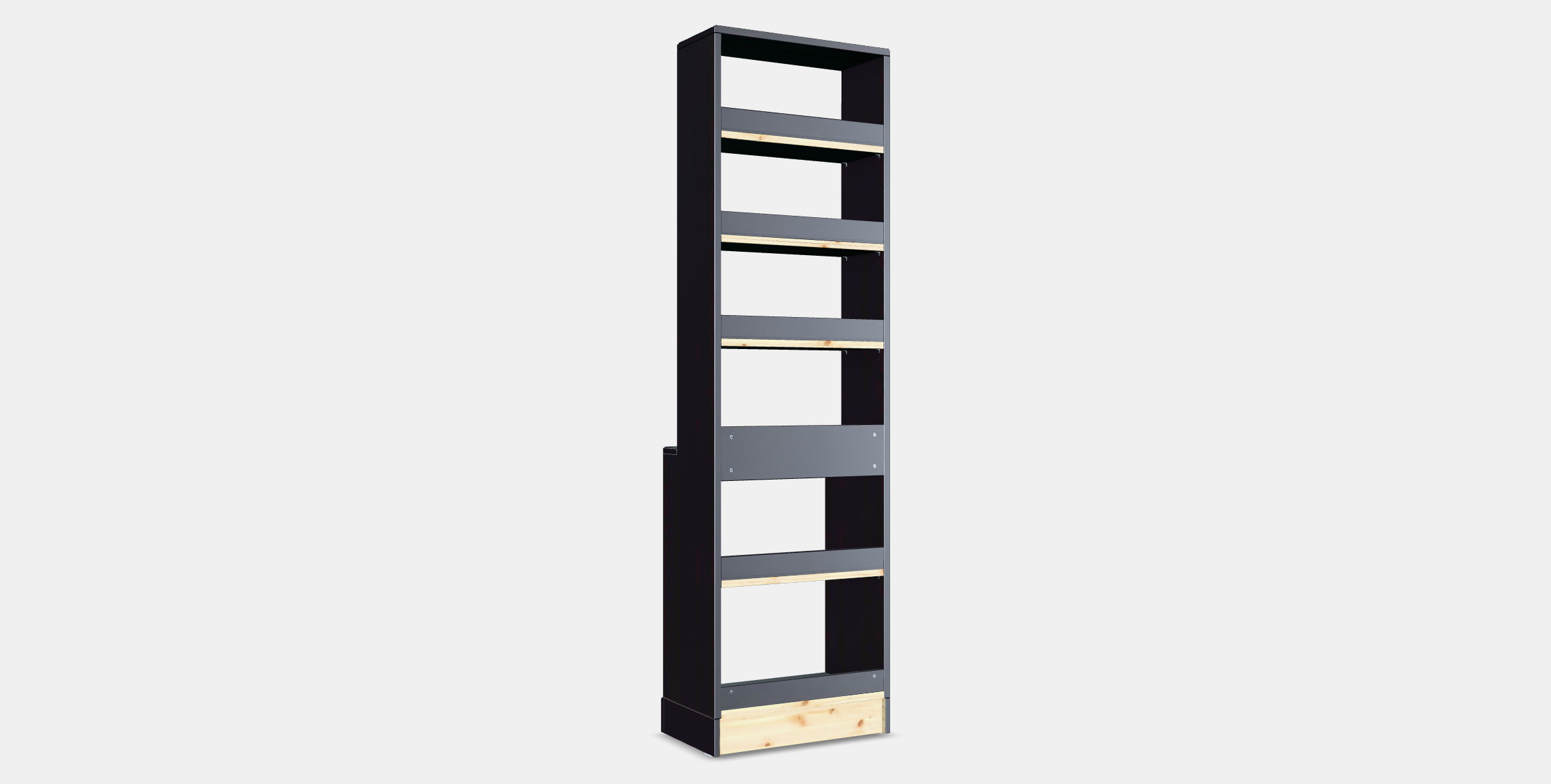 HAVSTA Shelving unit with plinth 1 Low-poly 3D model_16