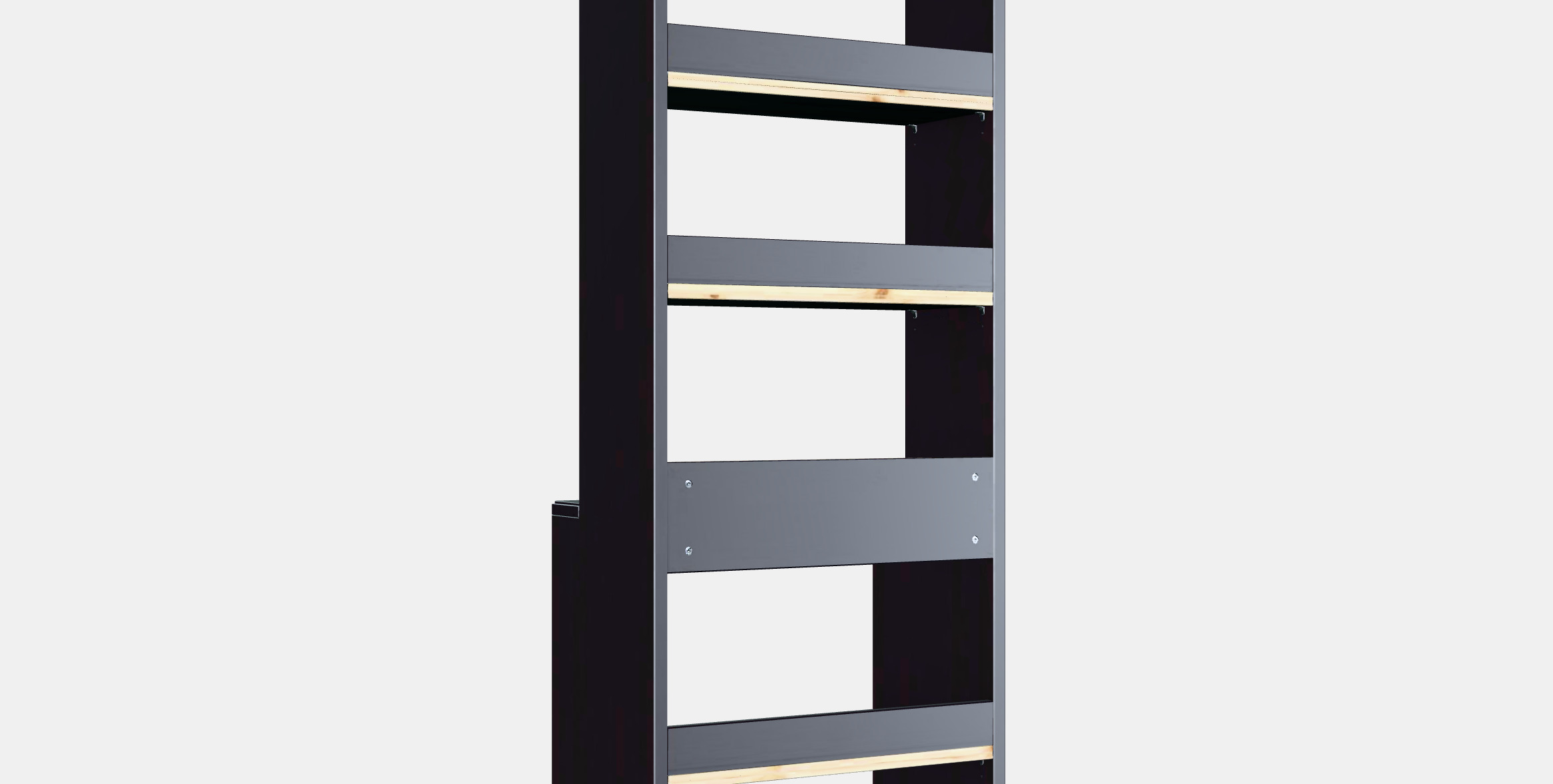 HAVSTA Shelving unit with plinth 1 Low-poly 3D model_2