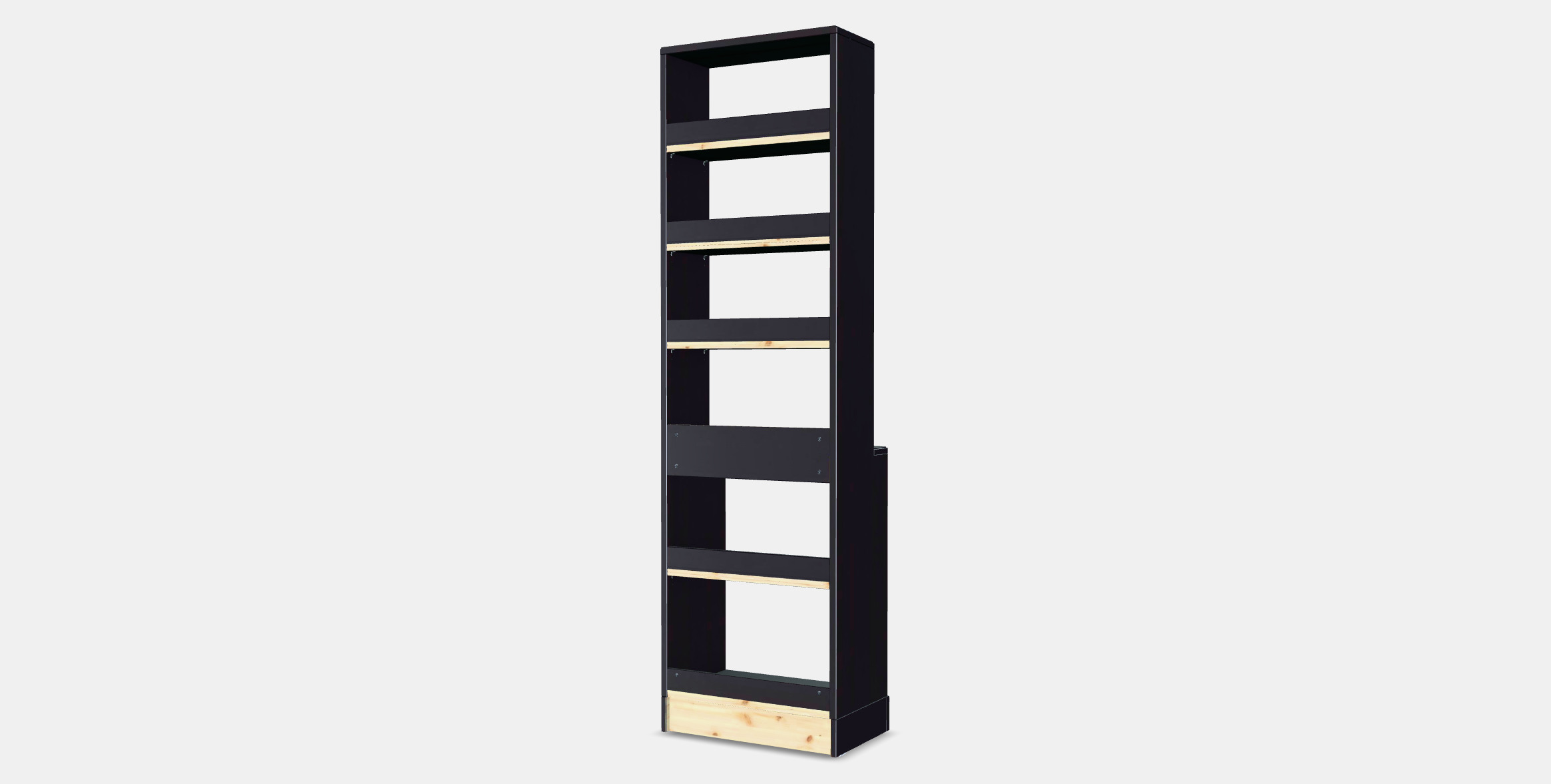 HAVSTA Shelving unit with plinth 1 Low-poly 3D model_5
