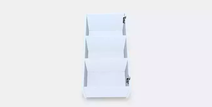 ENHET Wall cb w 2 shelves 1