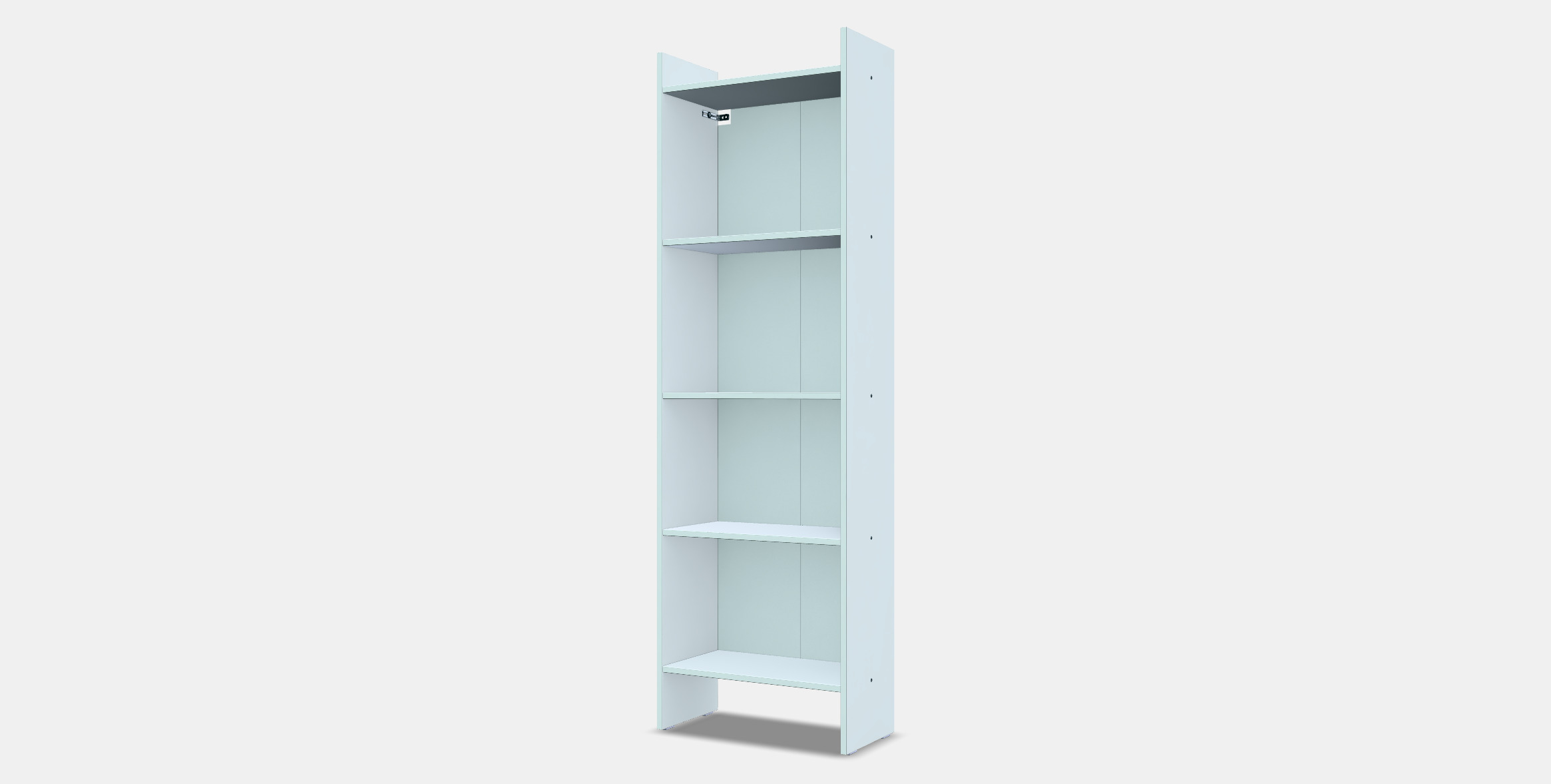 BAGGEBO Bookcase 3D model_12
