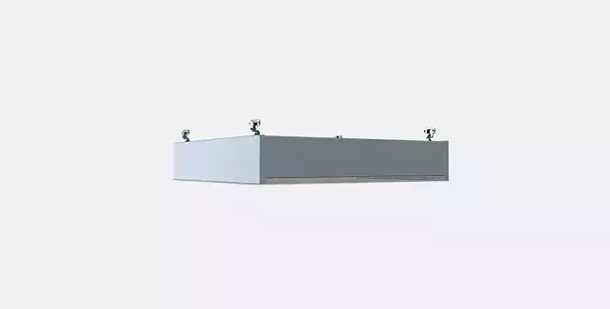 ENHET Wall cb w 2 shelves 5