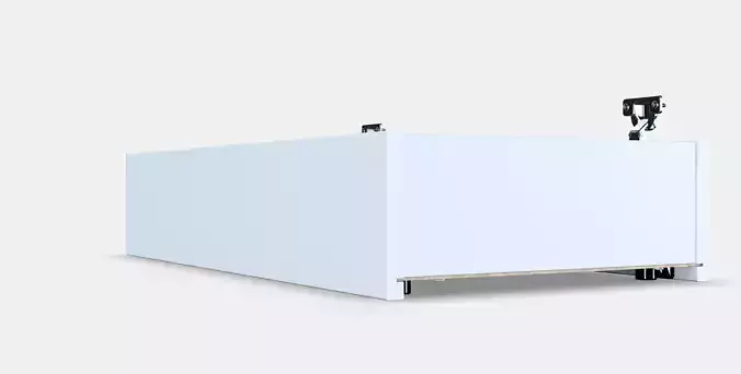 ENHET Wall cb w 2 shelves 6