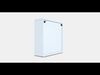 BESTA Shelf unit with door 1 3D model_1