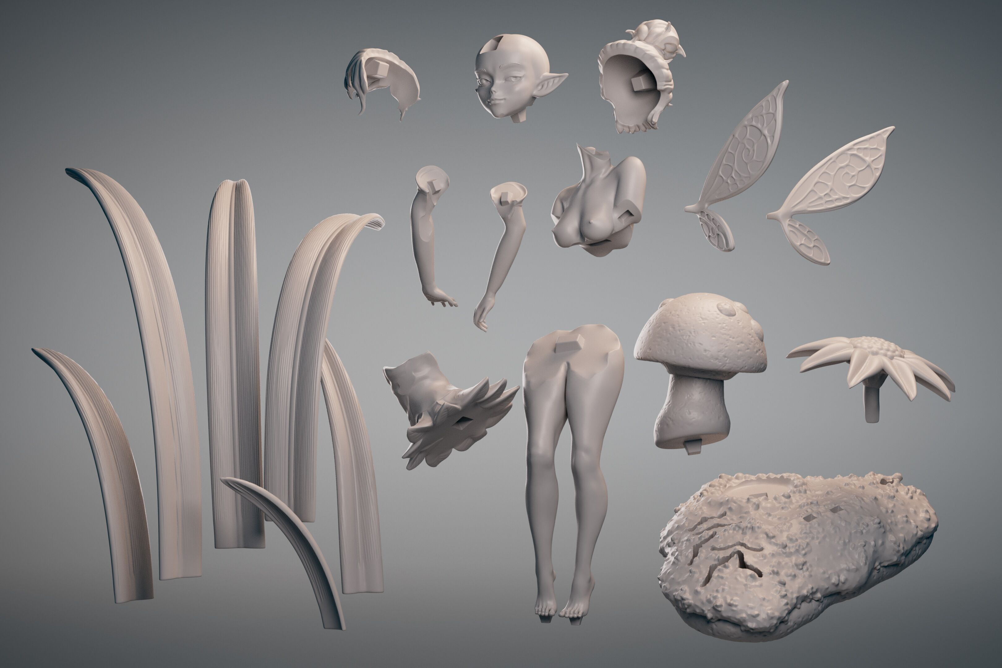 Tinker Bell 3D print model_5