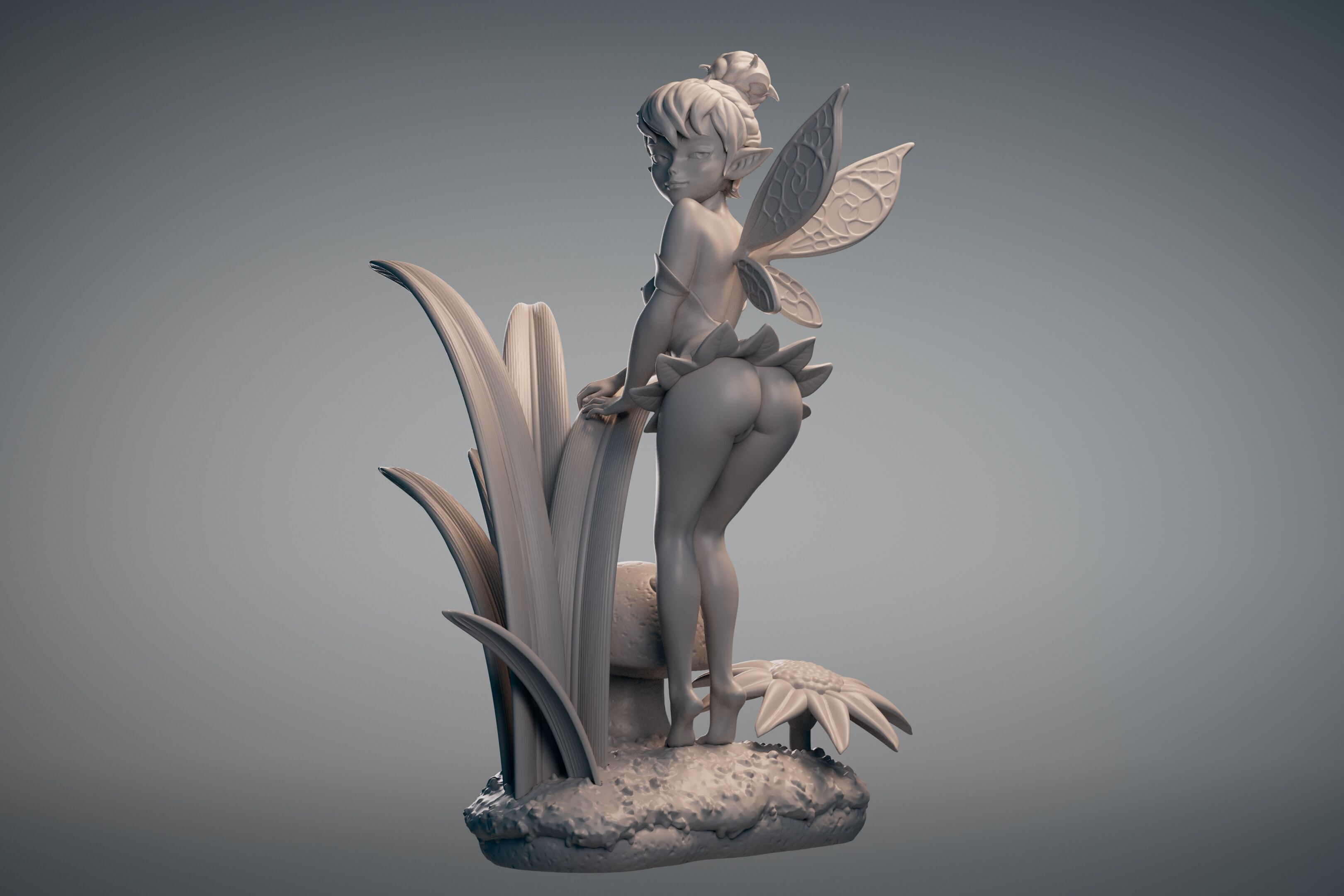 Tinker Bell 3D print model_4