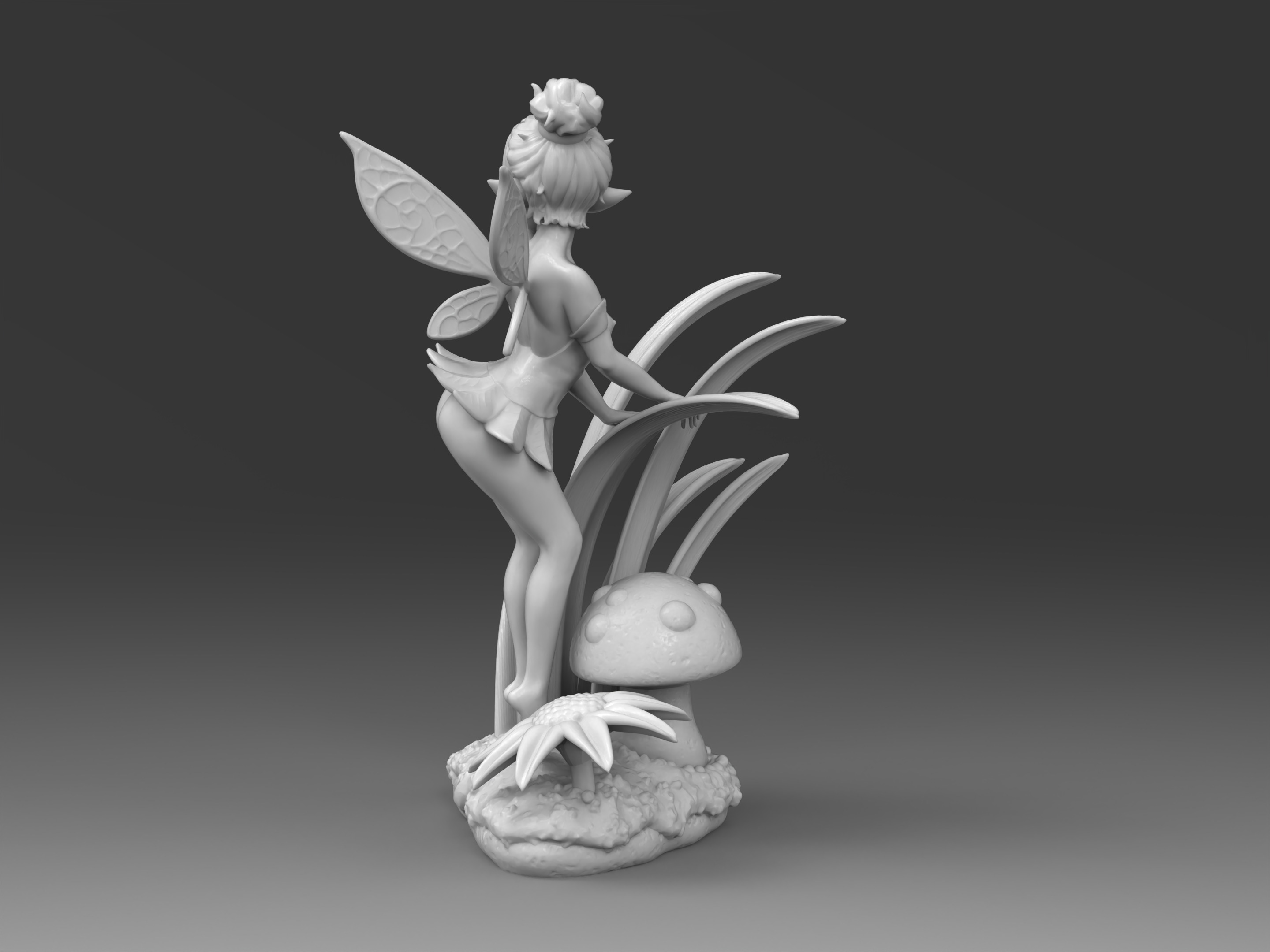 Tinker Bell 3D print model_11