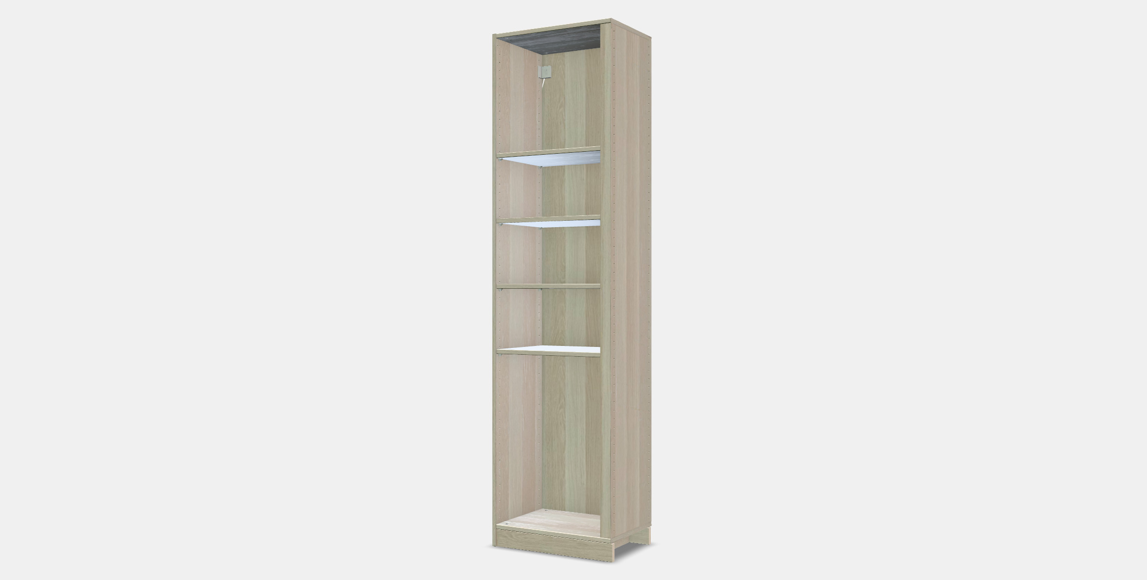 PAX Add-on corner unit with 4 shelves 9 3D model_12