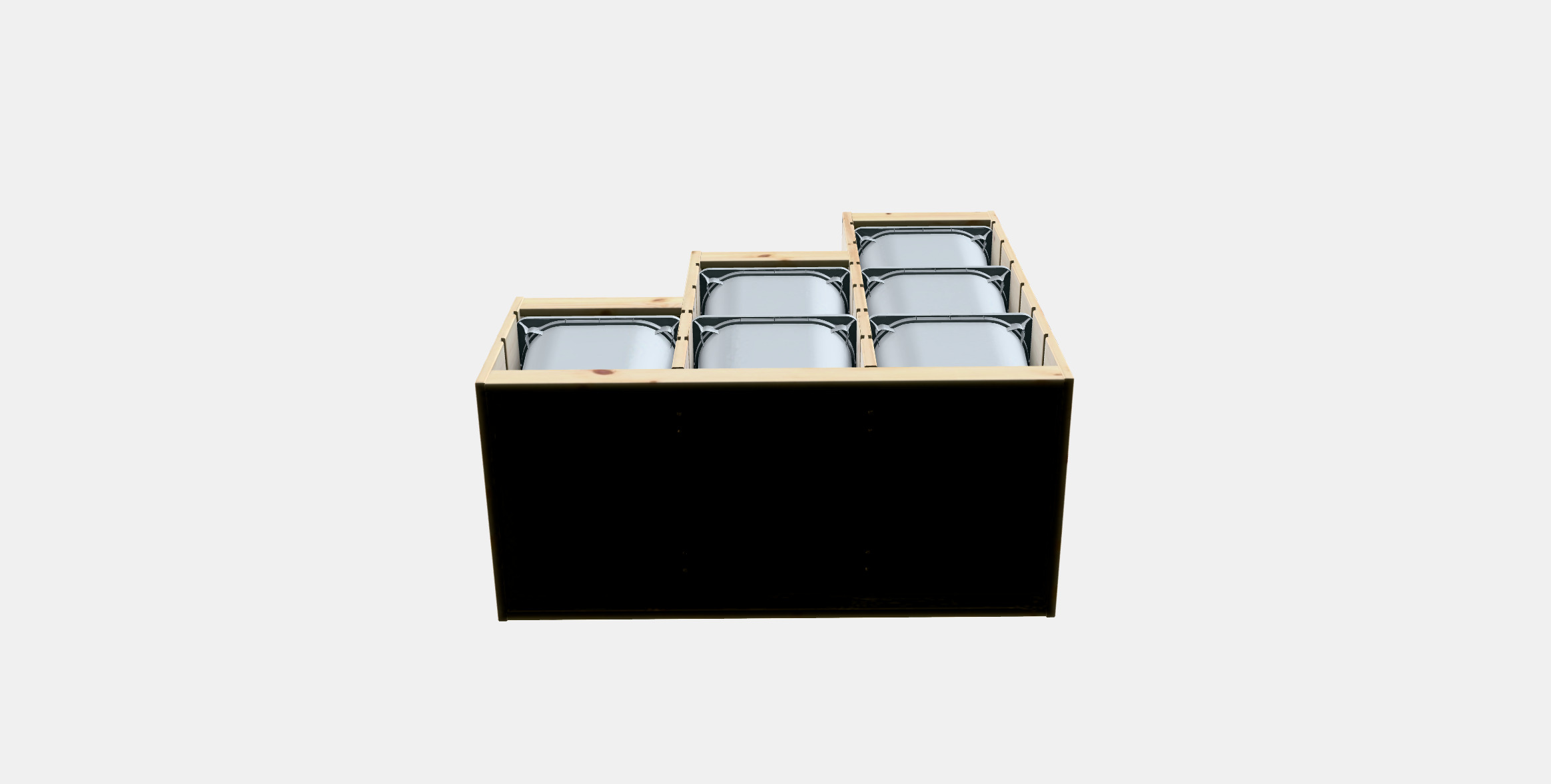 TROFAST Storage combination 48 3D model_3