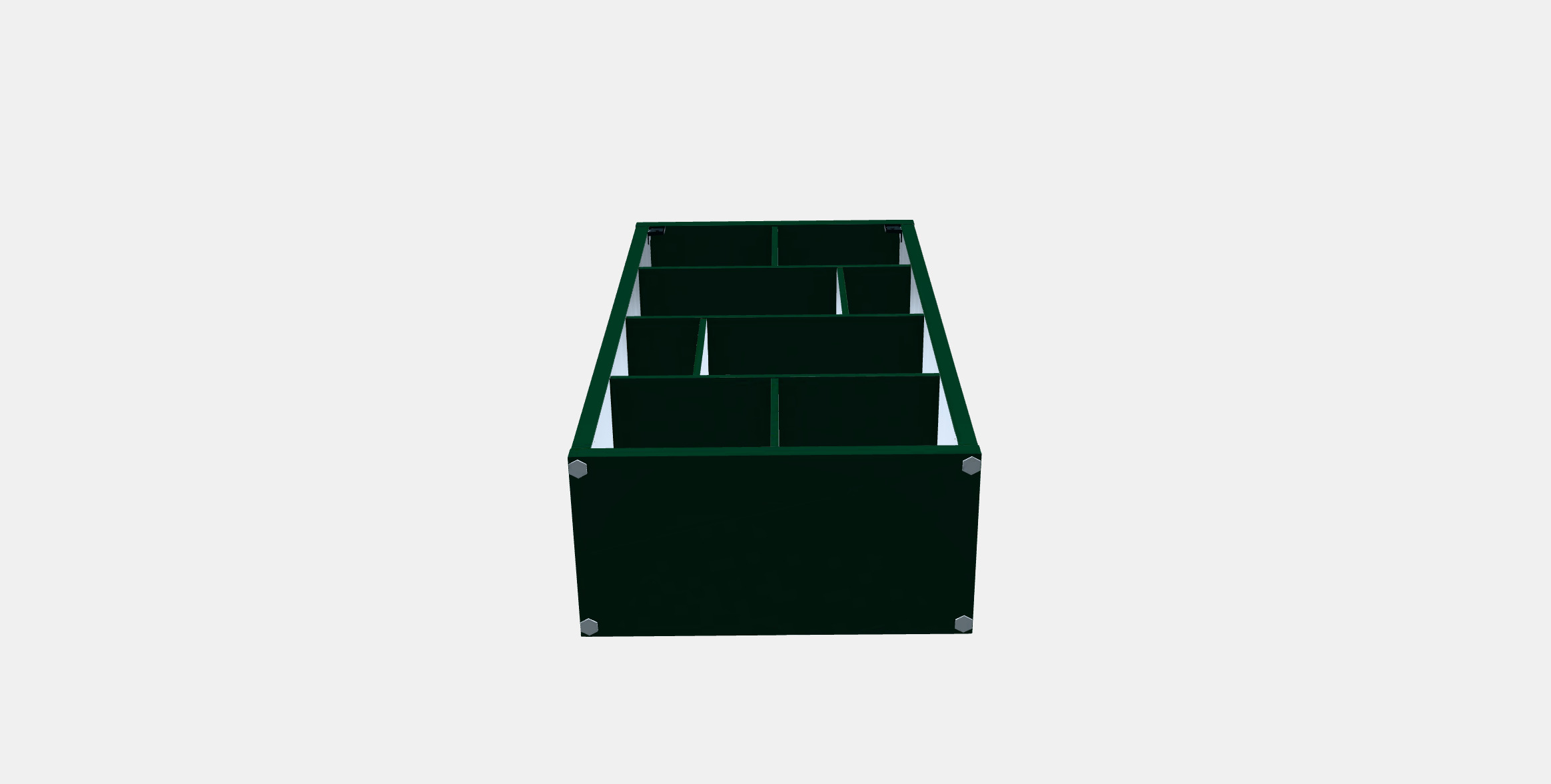 KALLAX Shelving unit 12 Low-poly 3D model_7