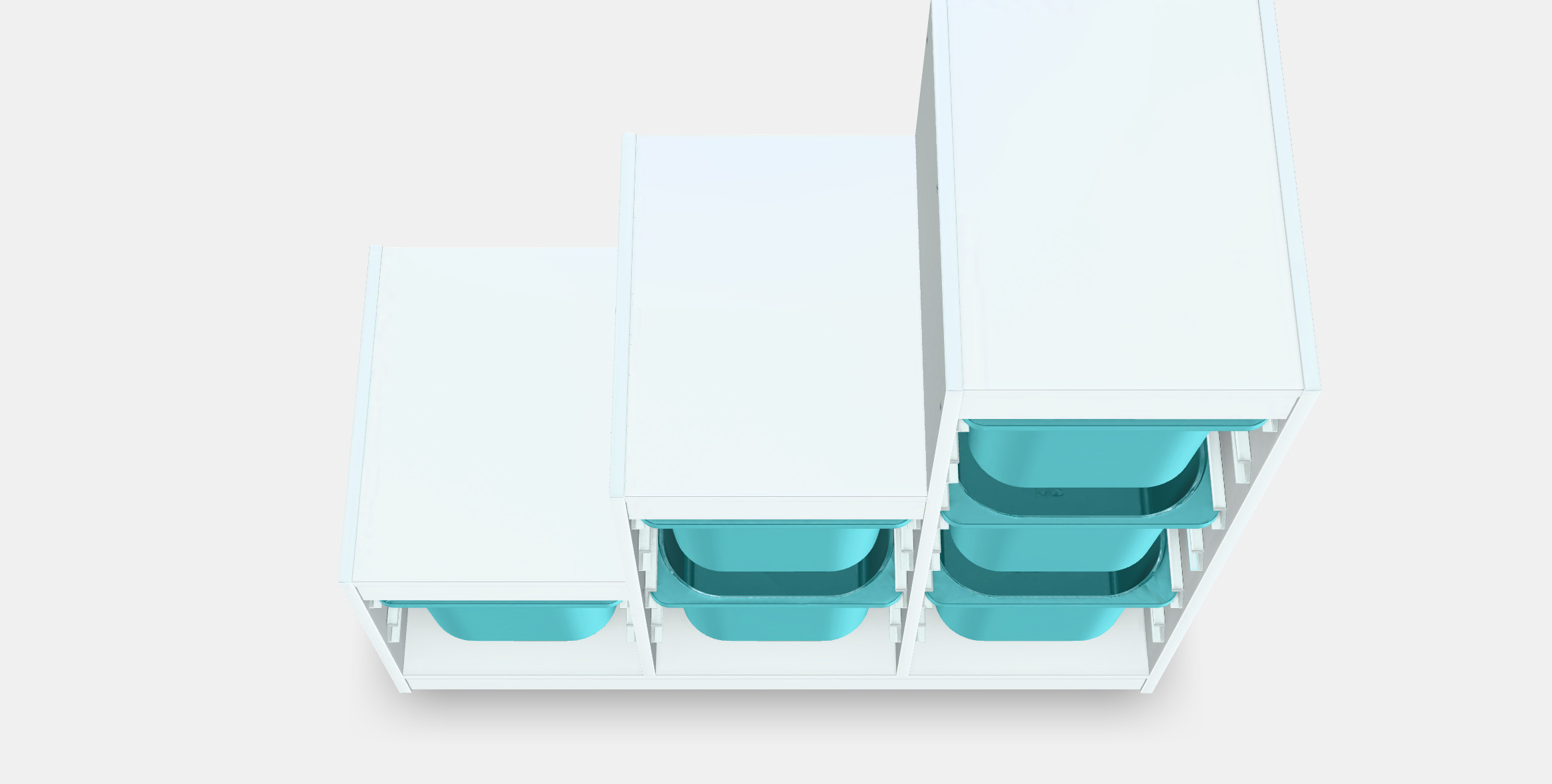 TROFAST Storage combination 50 3D model_3