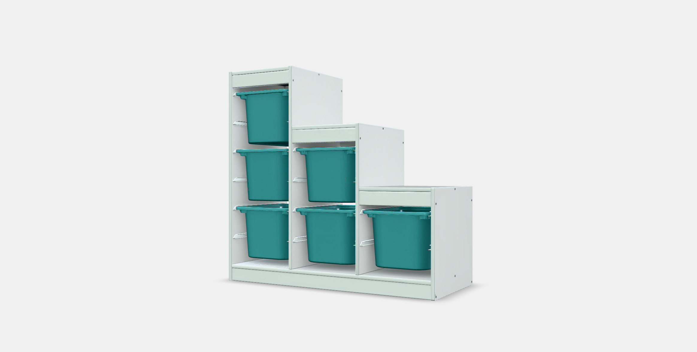 TROFAST Storage combination 50 3D model_12
