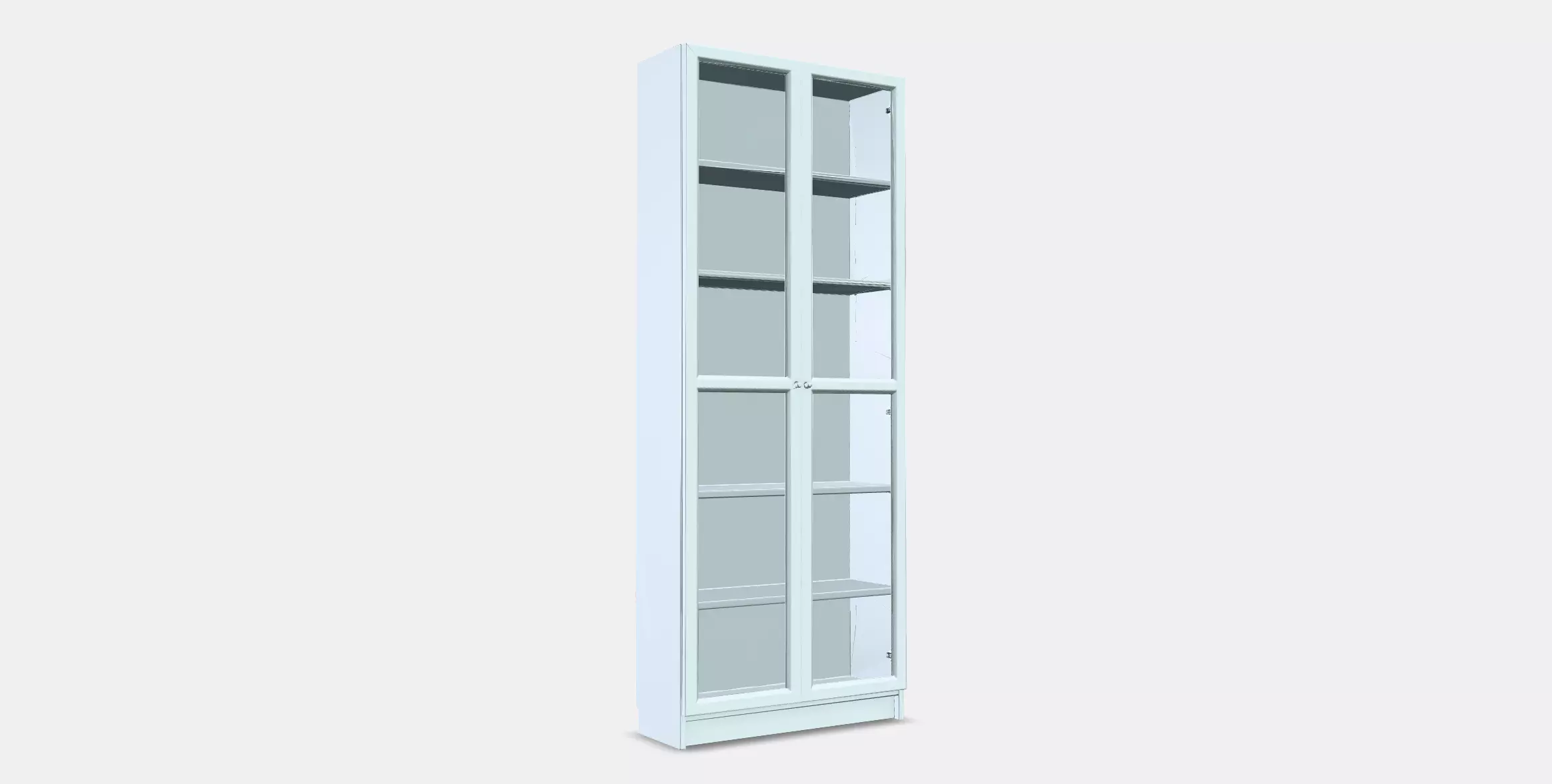 BILLY - OXBERG Bookcase 3 Low-poly 3D model_0