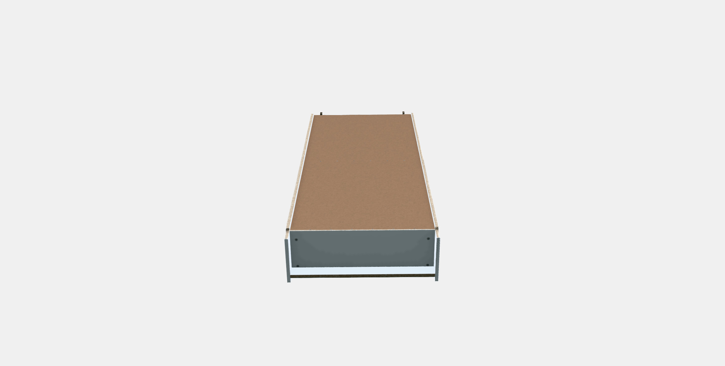 BILLY - OXBERG Bookcase 3 Low-poly 3D model_6