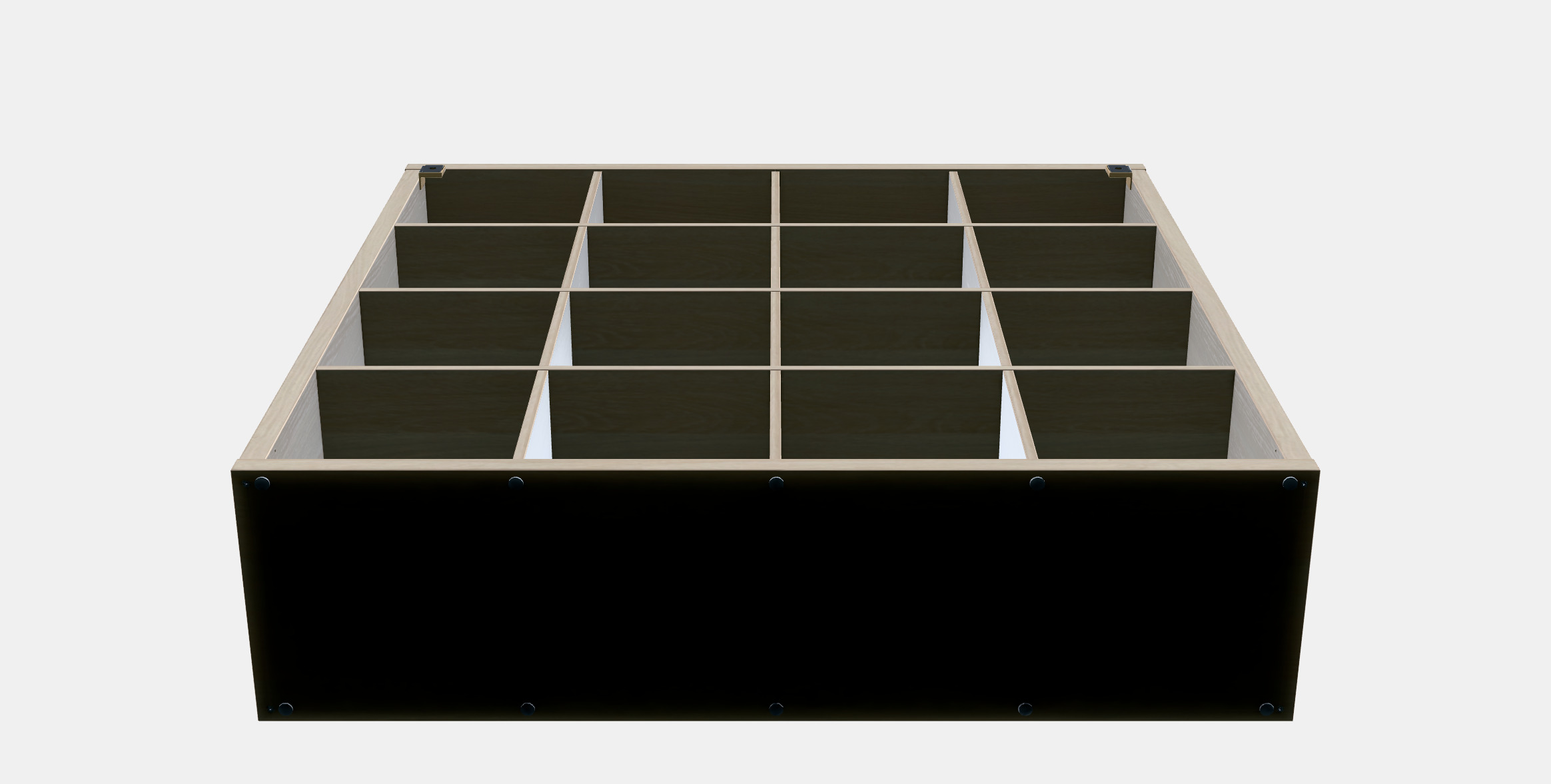 KALLAX Shelving unit 13 Low-poly 3D model_8