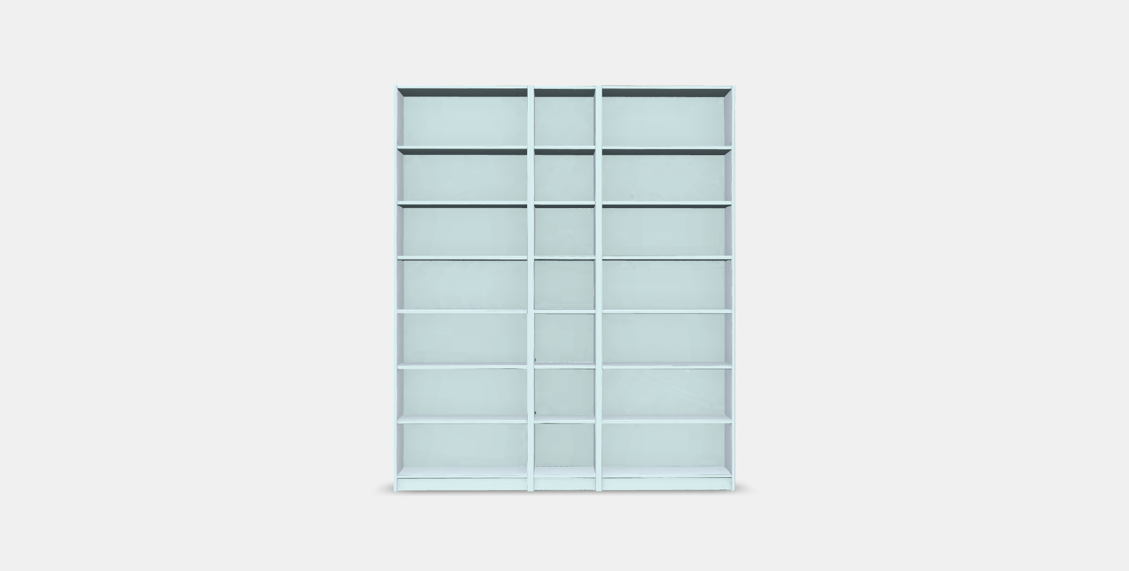 BILLY Bookcase 5 Low-poly 3D model_7