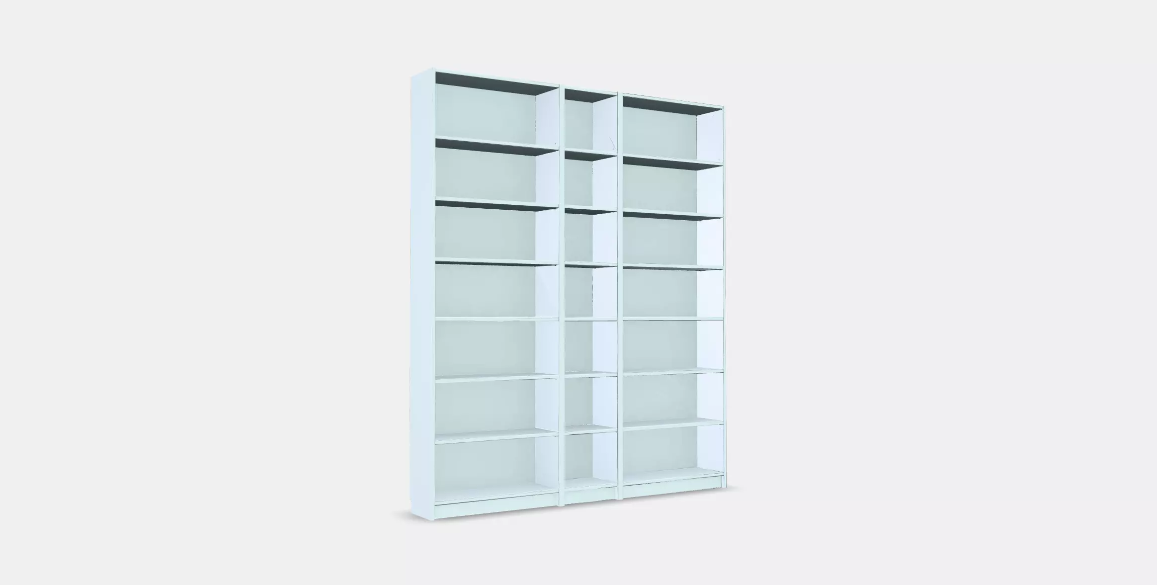 BILLY Bookcase 5 Low-poly 3D model_0