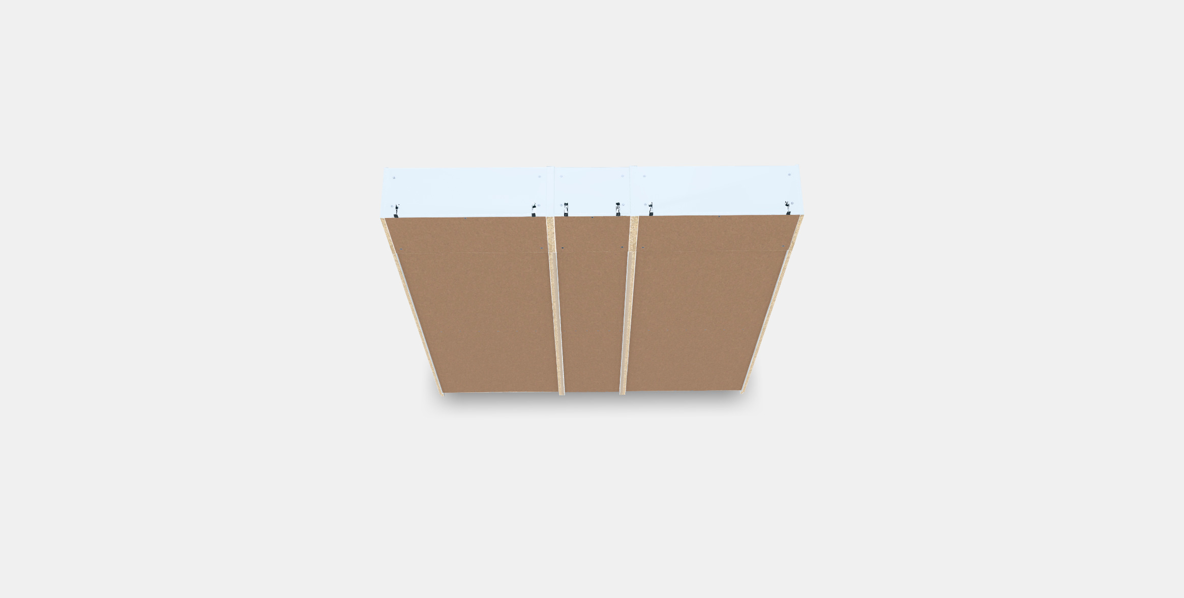 BILLY Bookcase 5 Low-poly 3D model_2