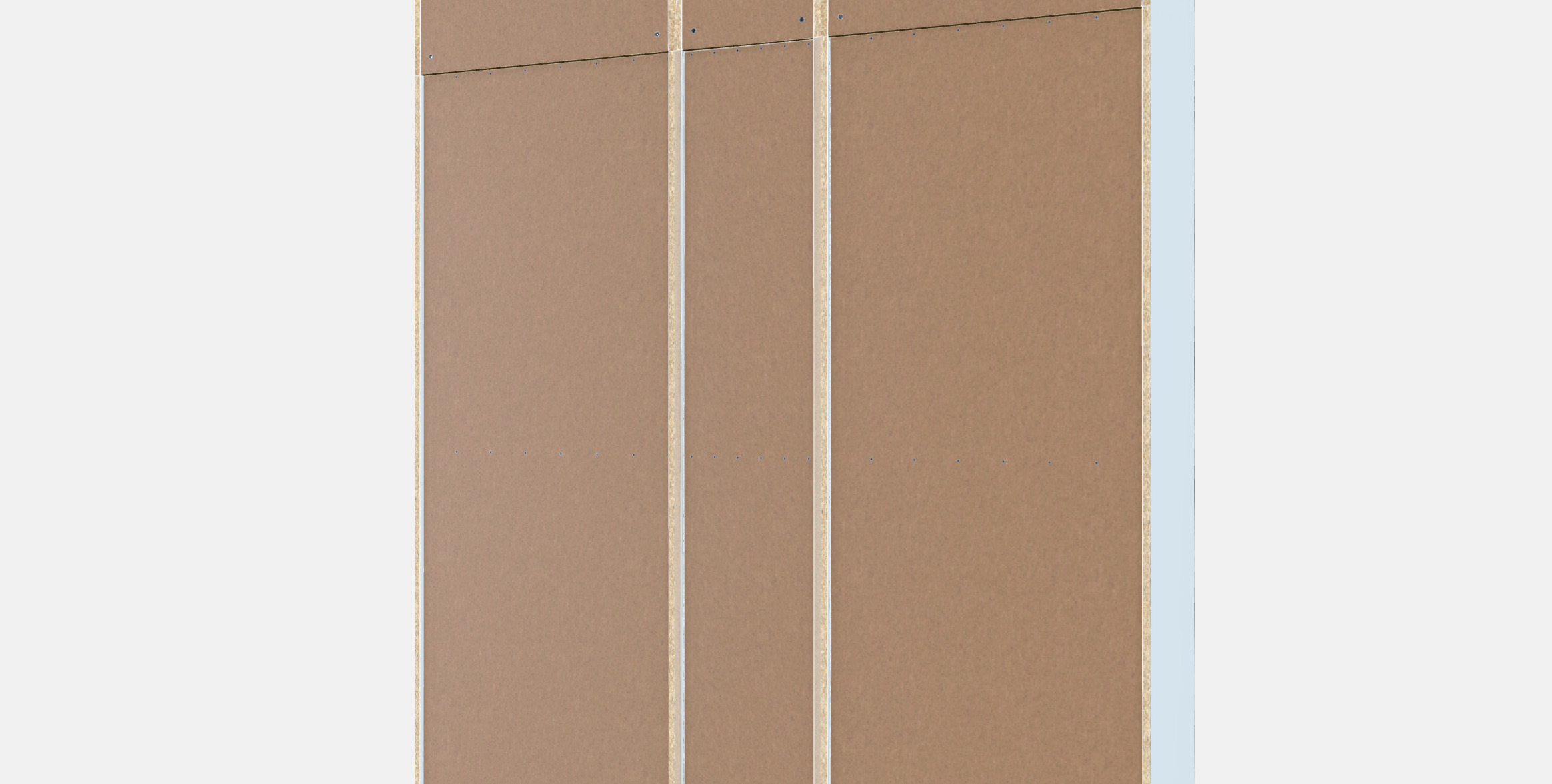 BILLY Bookcase 5 Low-poly 3D model_10