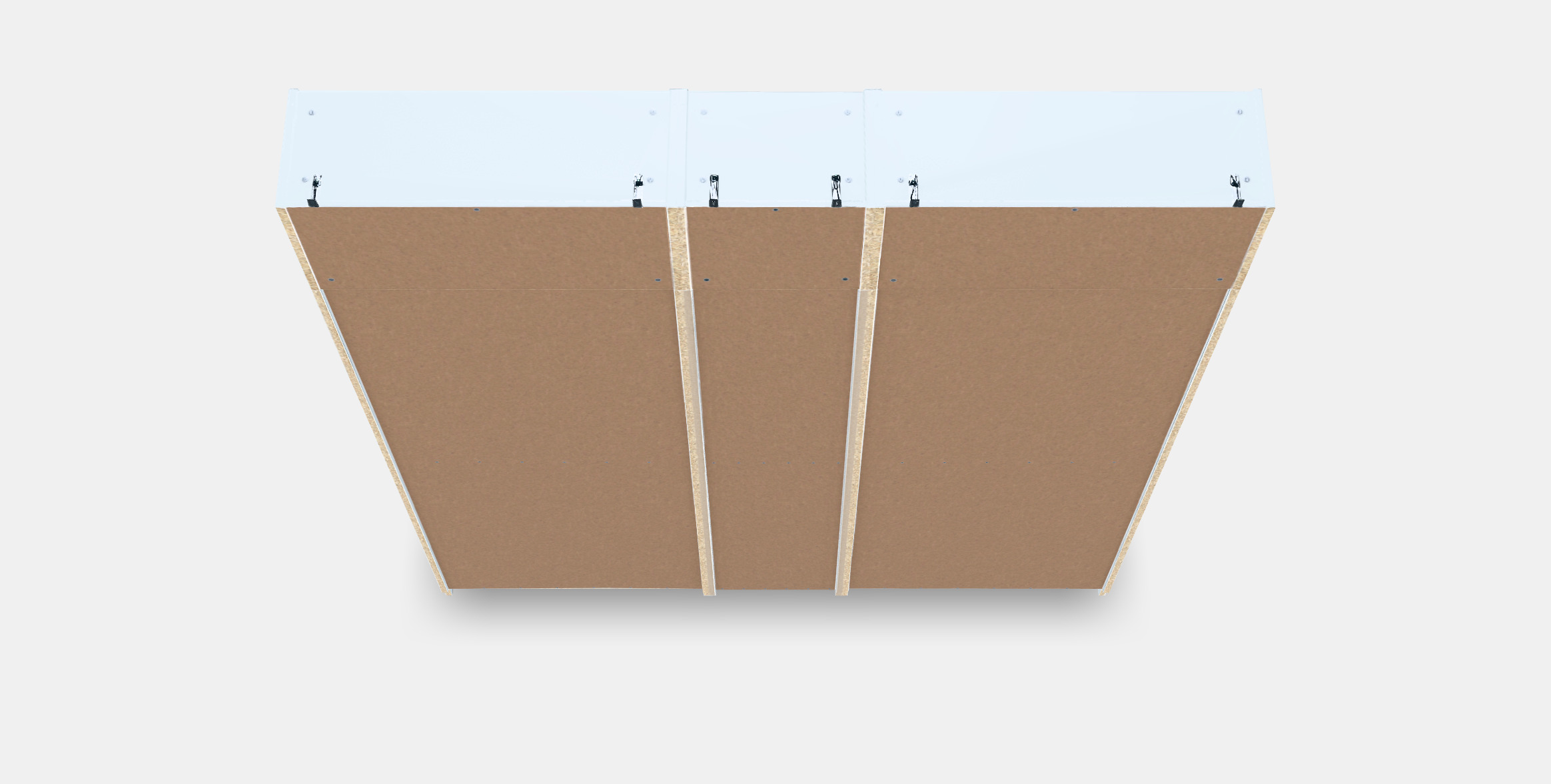 BILLY Bookcase 5 Low-poly 3D model_3