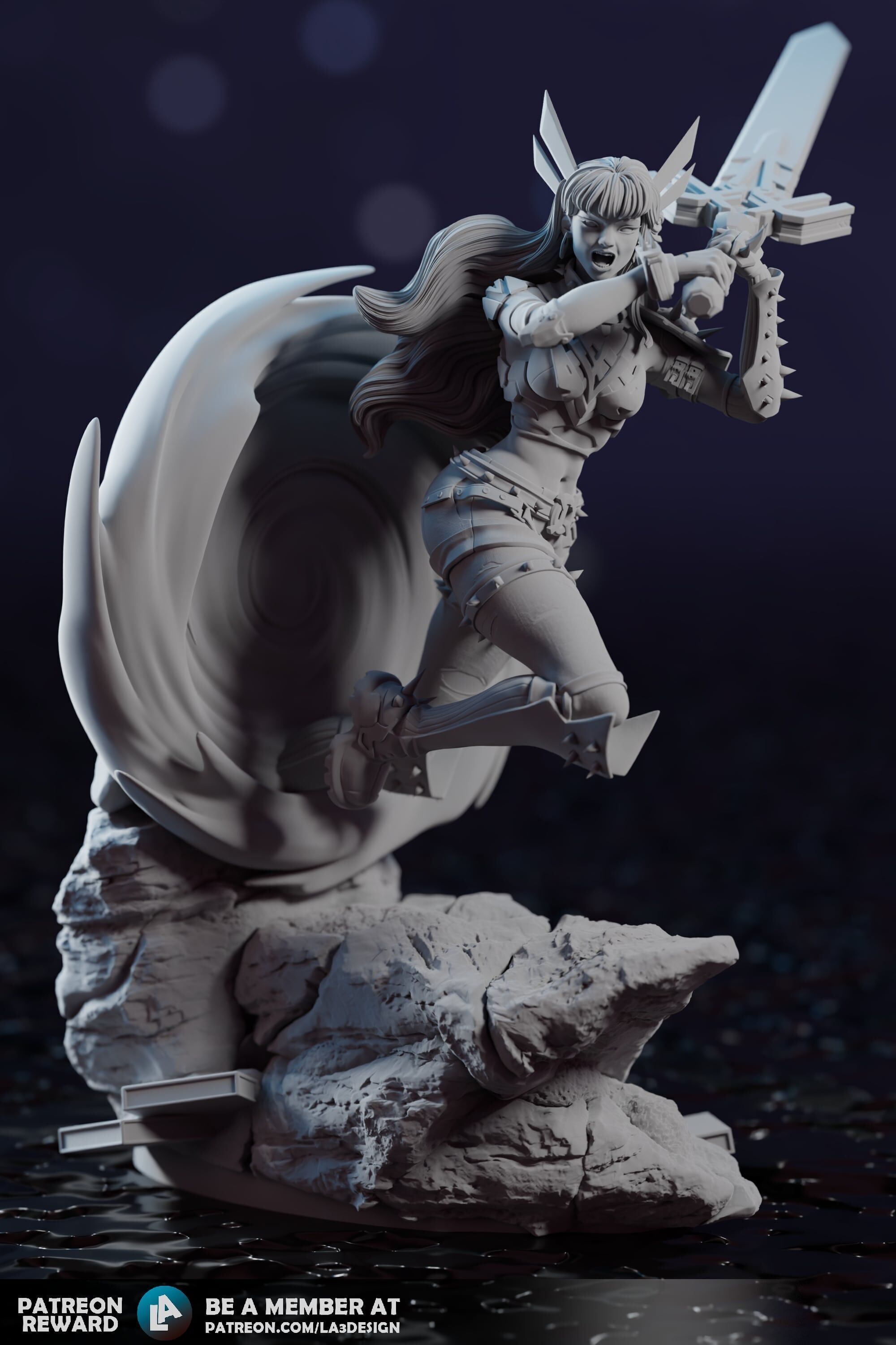 Magik from Marvel Rivals Fan Art 3D print model_5