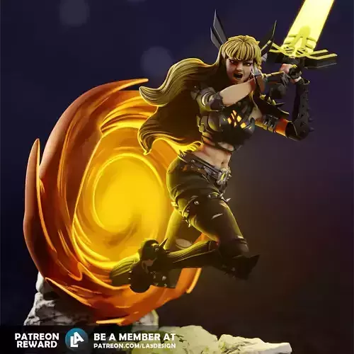 Magik from Marvel Rivals Fan Art