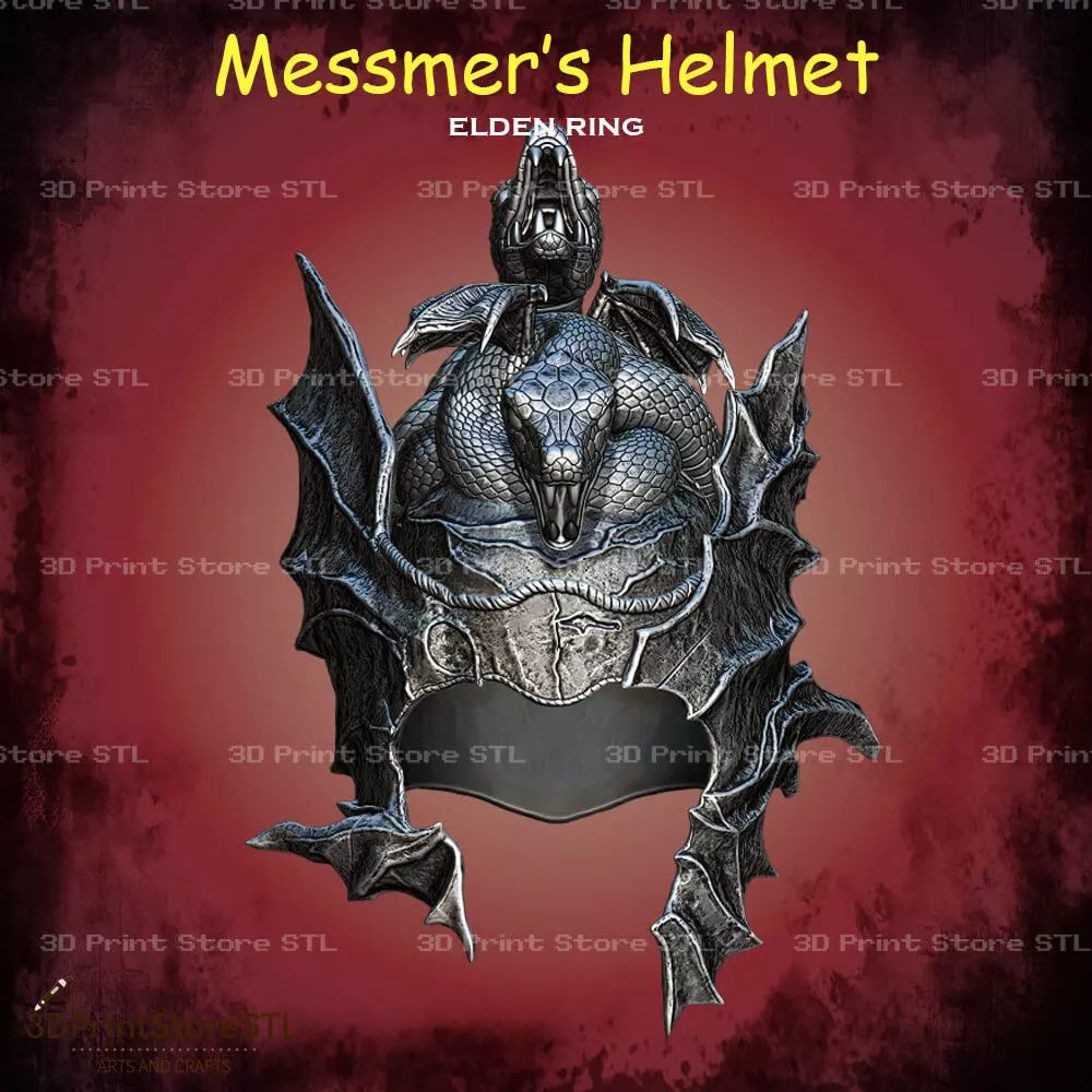 Messmer Helmet Cosplay Elden Ring - STL File 3D print model_0