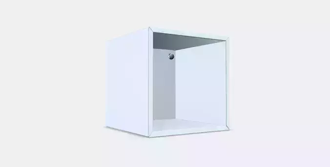 EKET Wall-mounted shelving unit 1 Low-poly 3D model