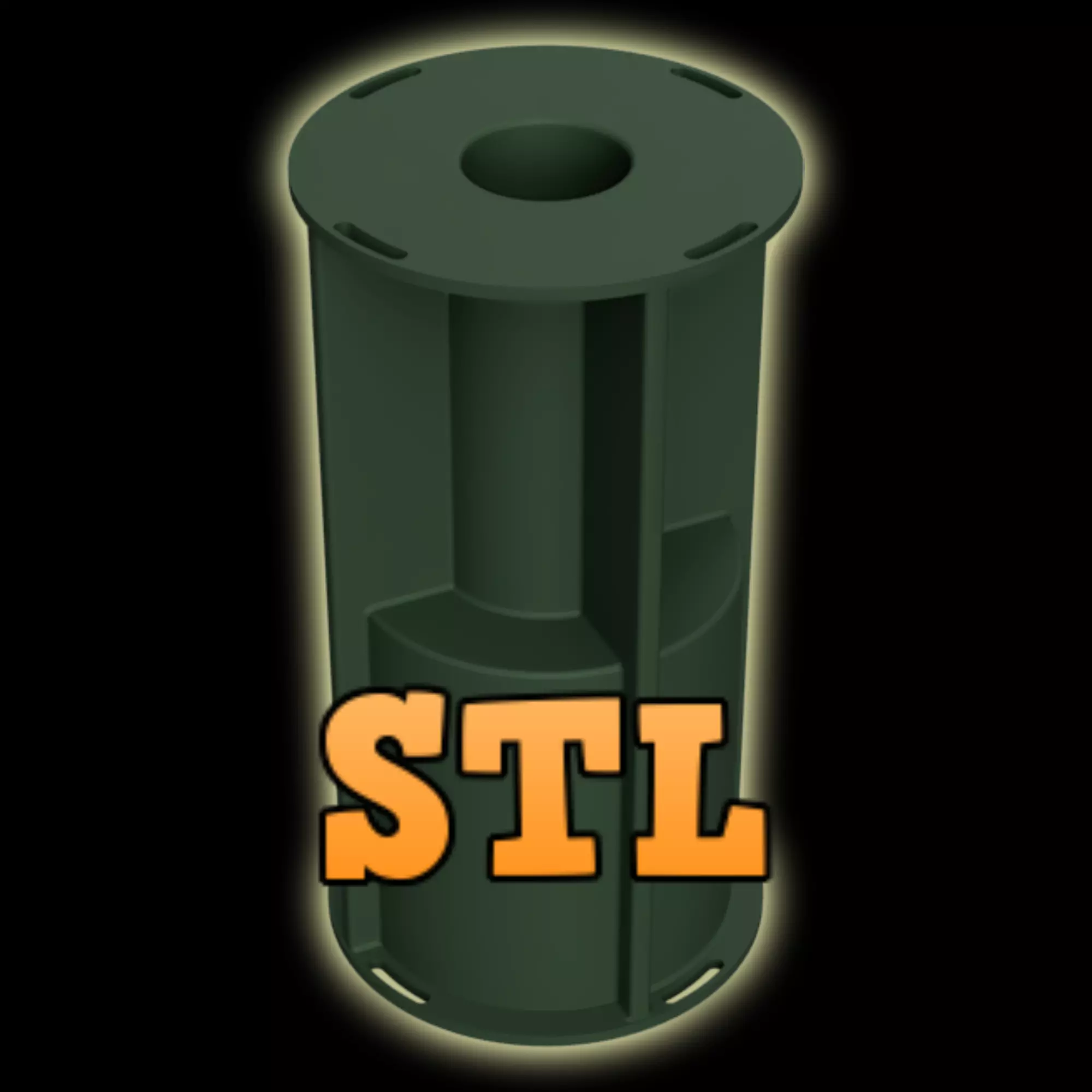 Smugglers Run Round Casing Prop STL Inspired by Star Wars 3D print model