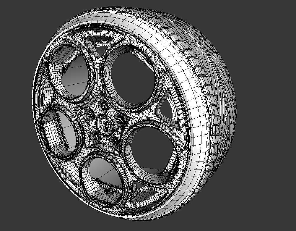 RIM Alfa Romeo GTA  3D model_3