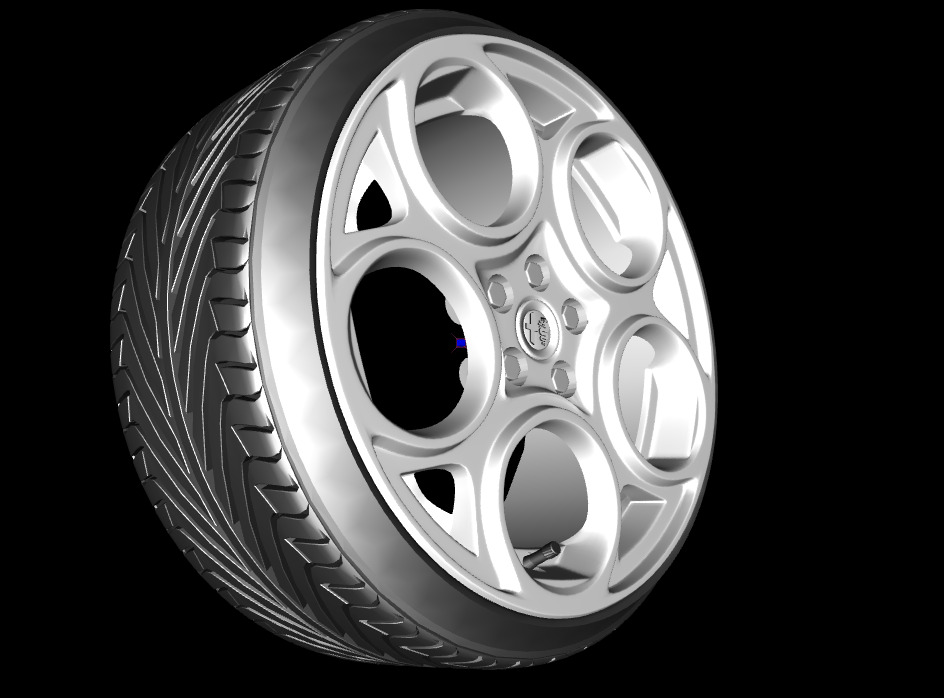 RIM Alfa Romeo GTA  3D model_2
