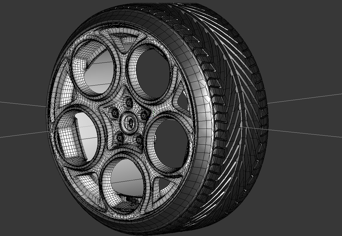 RIM Alfa Romeo GTA  3D model_1