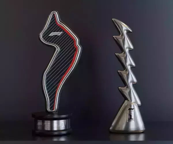 F1 Trophy - Emilia Romagna GP Trophy Low-poly 3D model