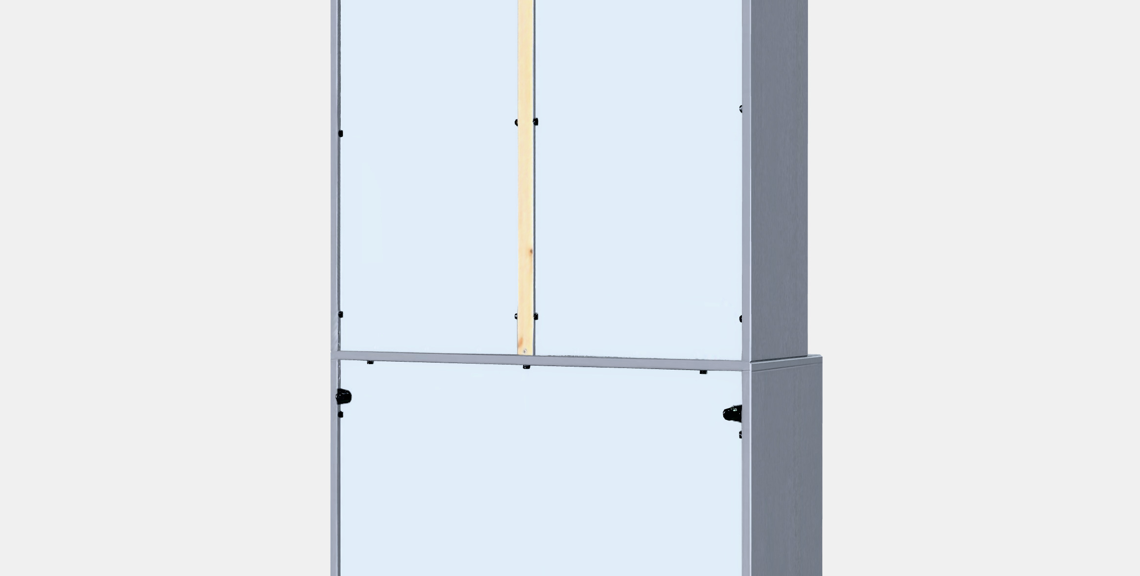HAVSTA Storage comb w sliding glass doors Low-poly 3D model_7