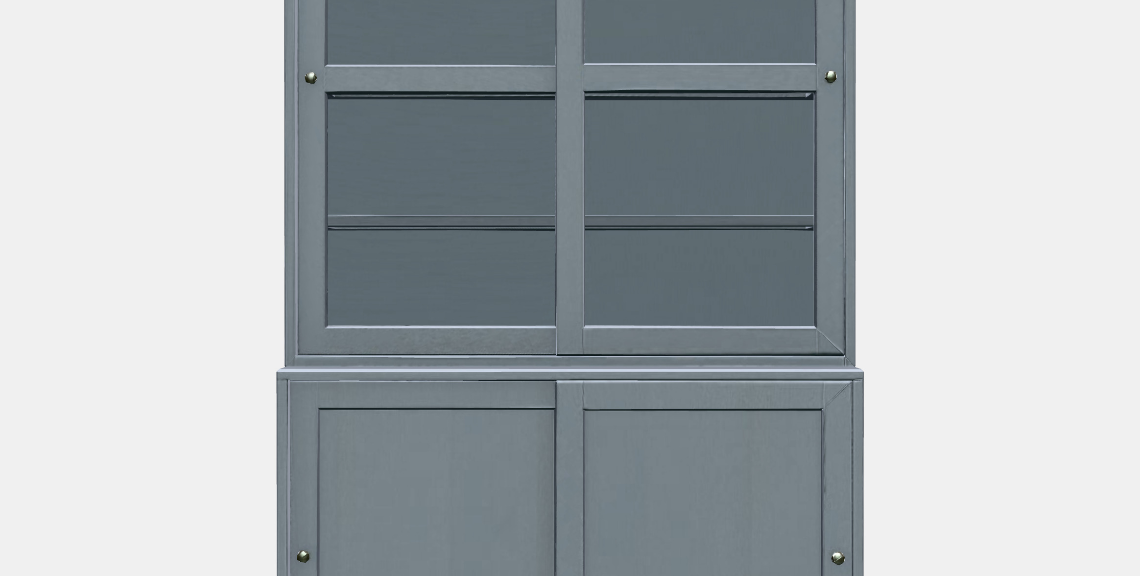 HAVSTA Storage comb w sliding glass doors Low-poly 3D model_11