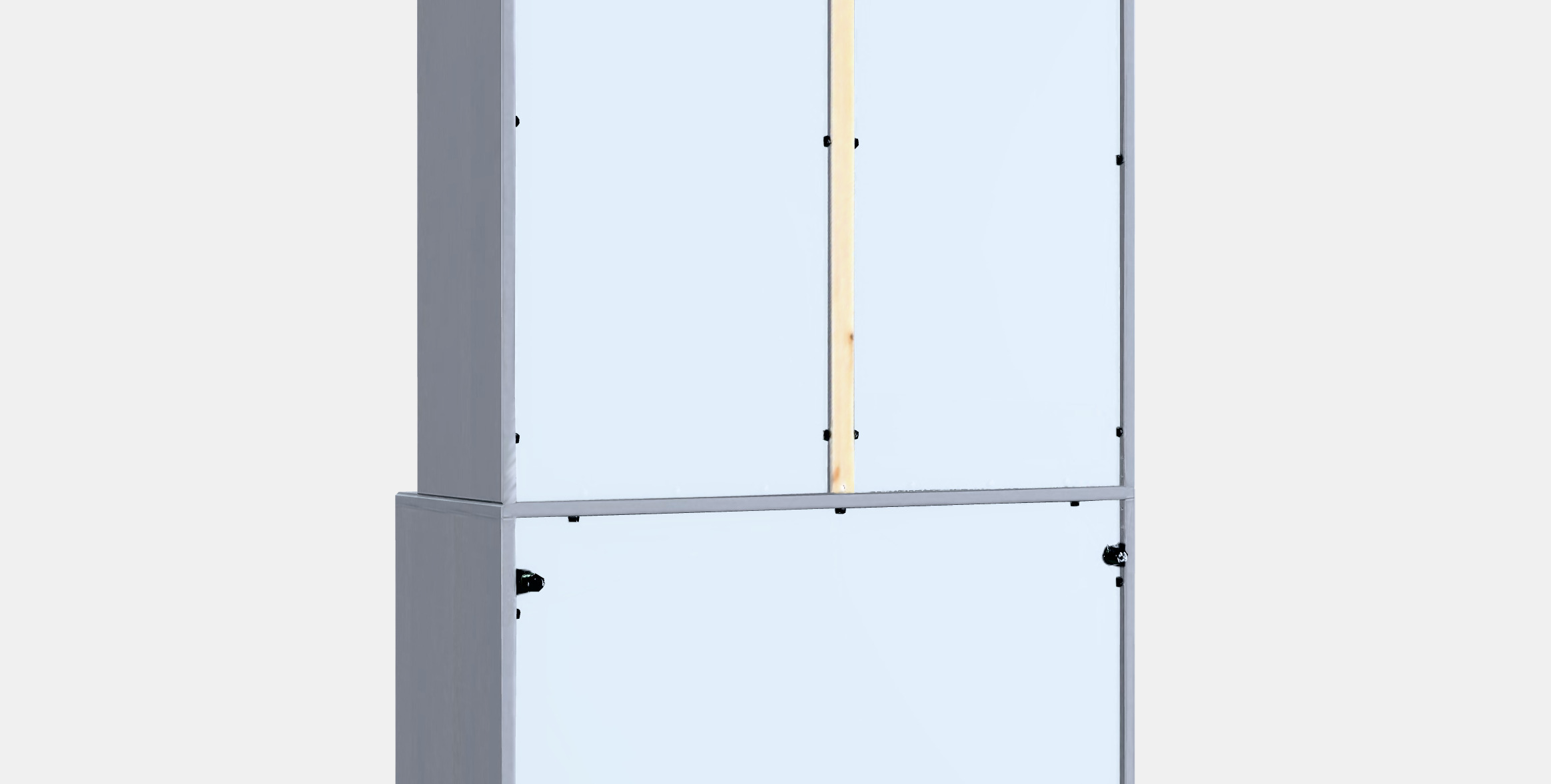 HAVSTA Storage comb w sliding glass doors Low-poly 3D model_2