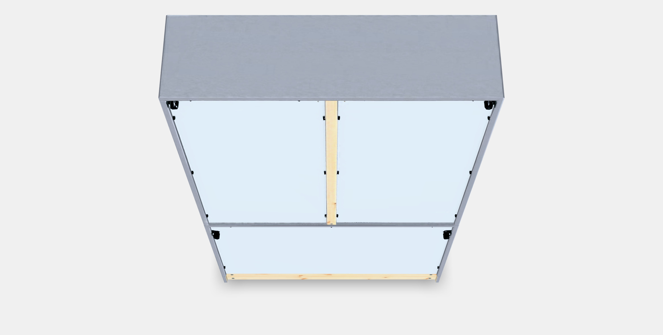 HAVSTA Storage comb w sliding glass doors Low-poly 3D model_5