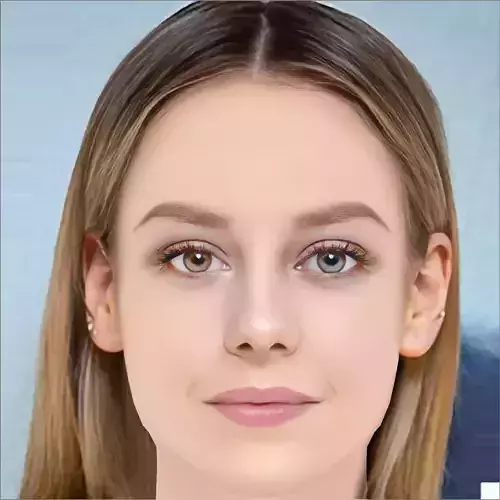 Ester Exposito Head - No Hair - Low poly head for game