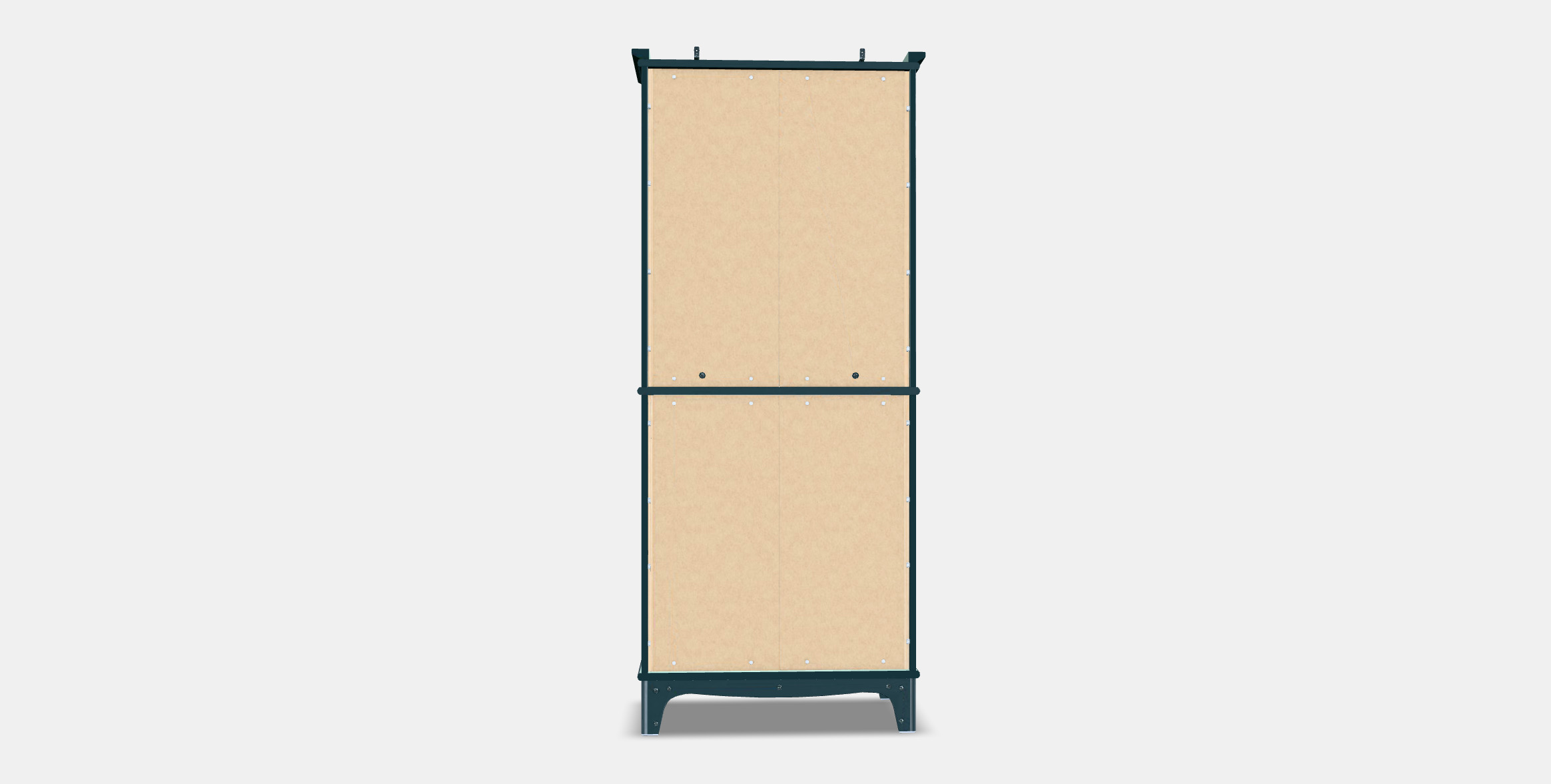 LOMMARP Cabinet with glass doors 3D model_14