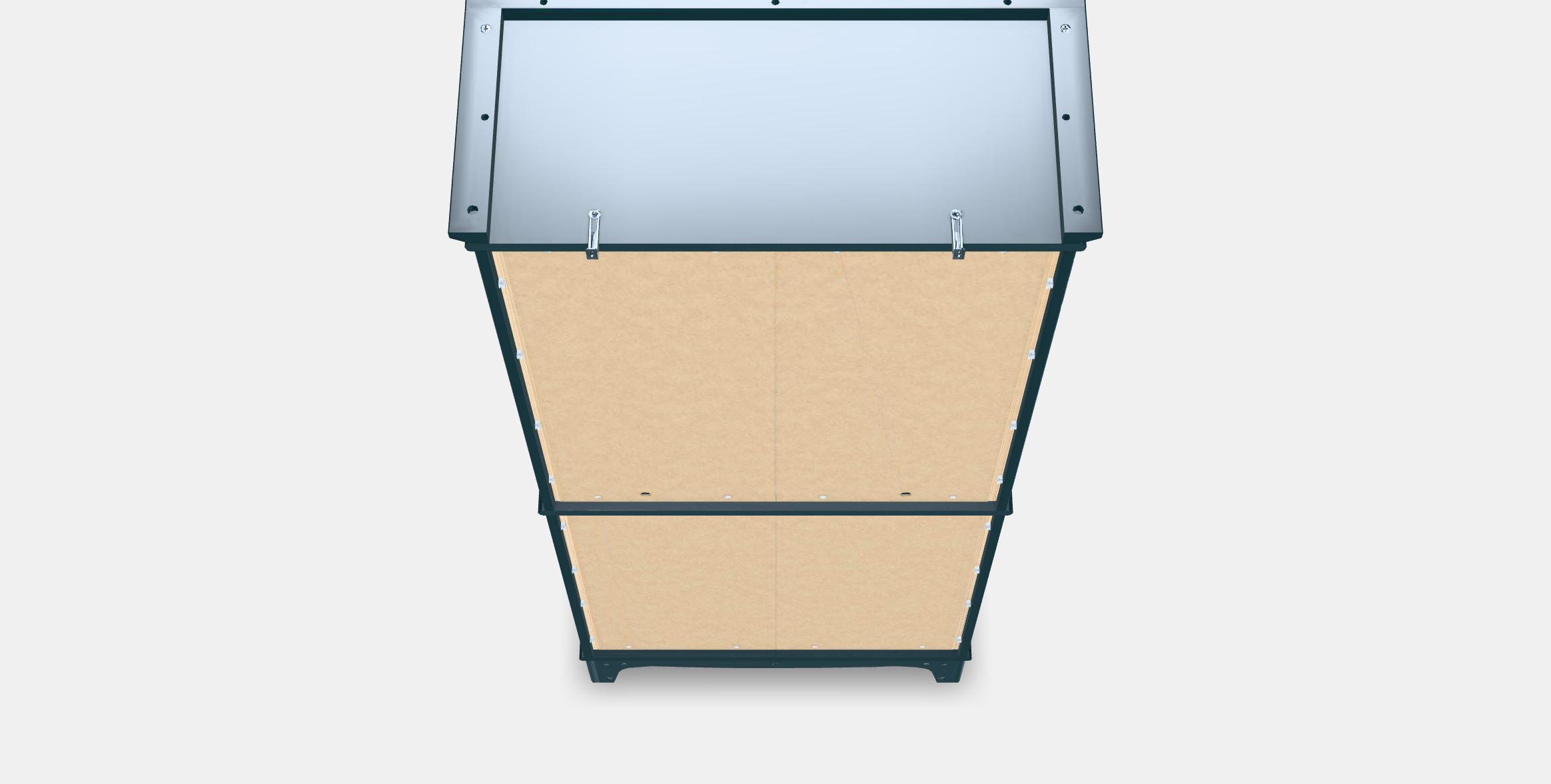 LOMMARP Cabinet with glass doors 3D model_8
