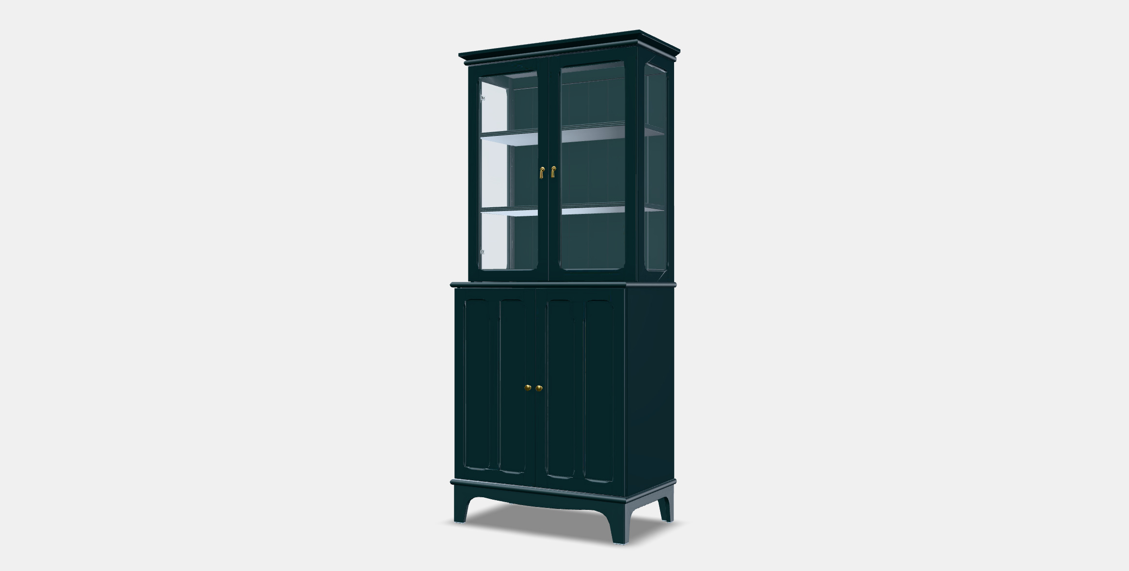 LOMMARP Cabinet with glass doors 3D model_11