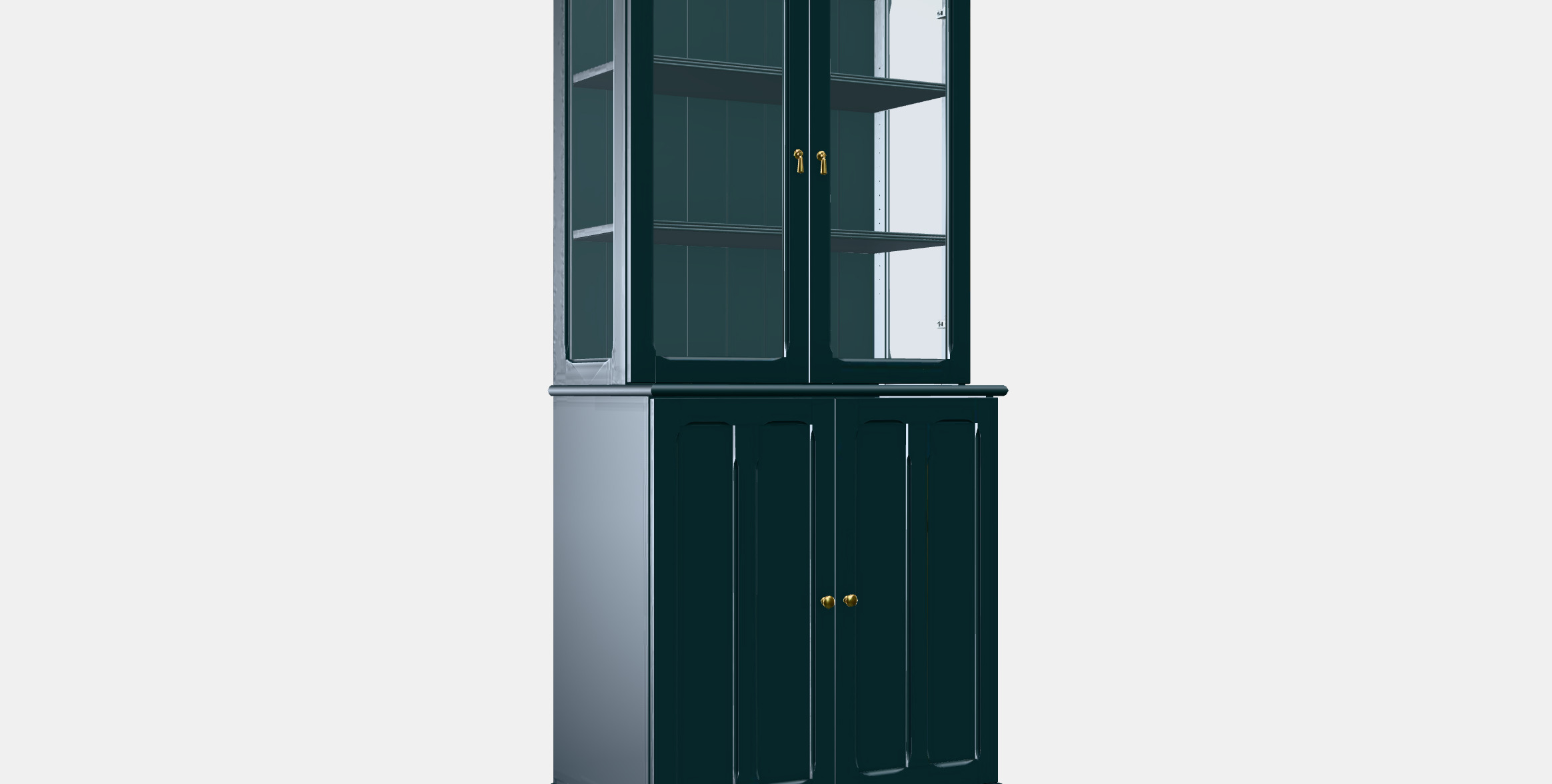 LOMMARP Cabinet with glass doors 3D model_9