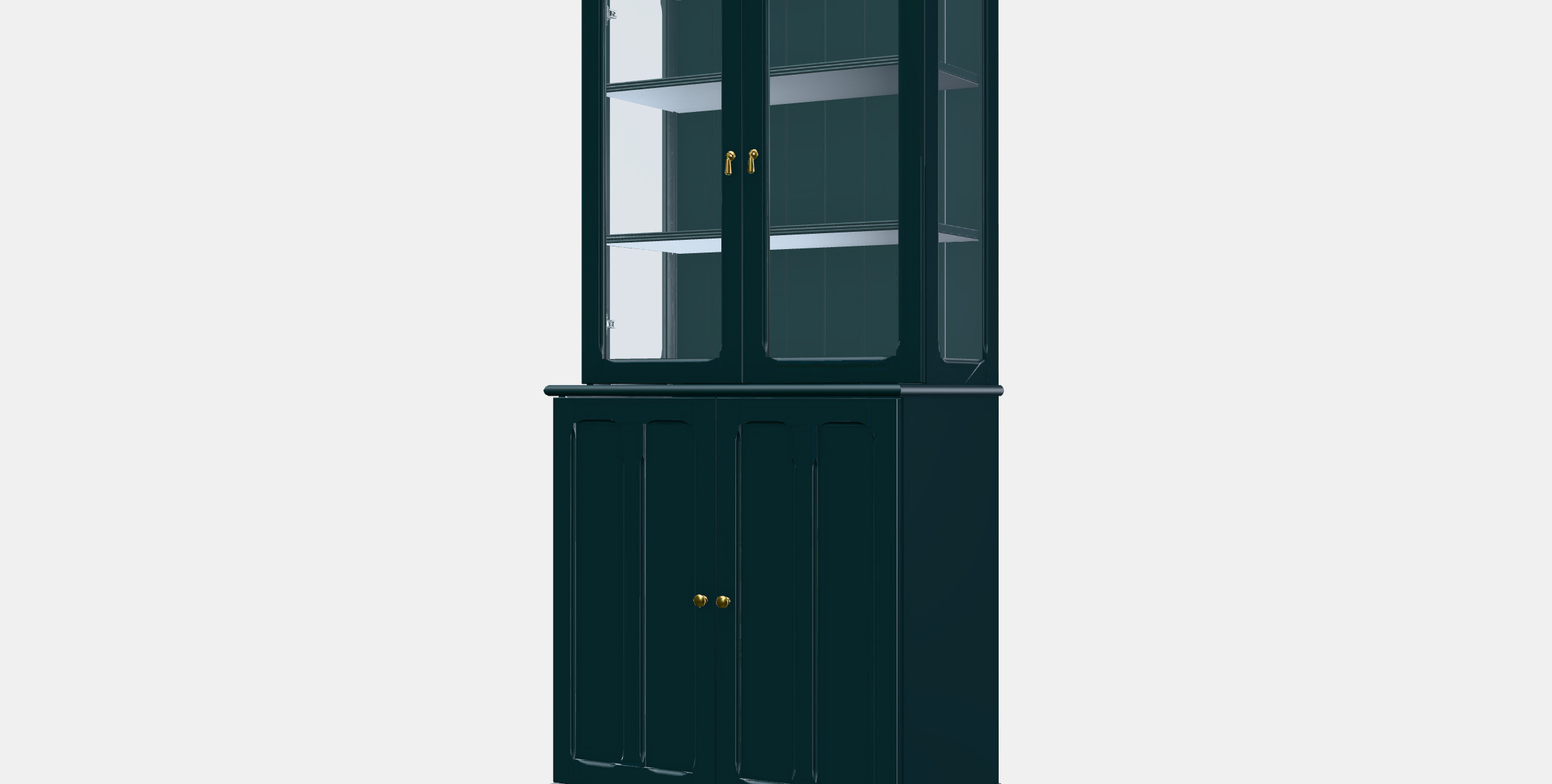 LOMMARP Cabinet with glass doors 3D model_12